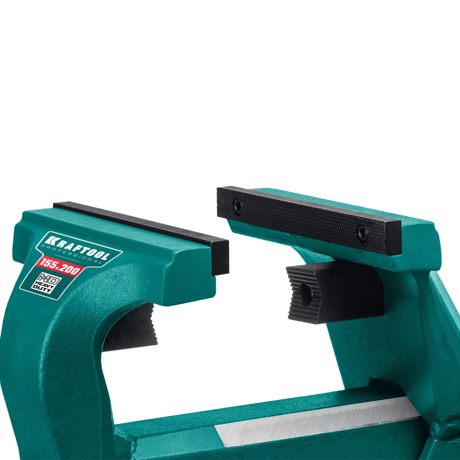 Кованые стальные тиски KRAFTOOL FORGE--155/200, с регулировкой компенсации люфта (32700-200)