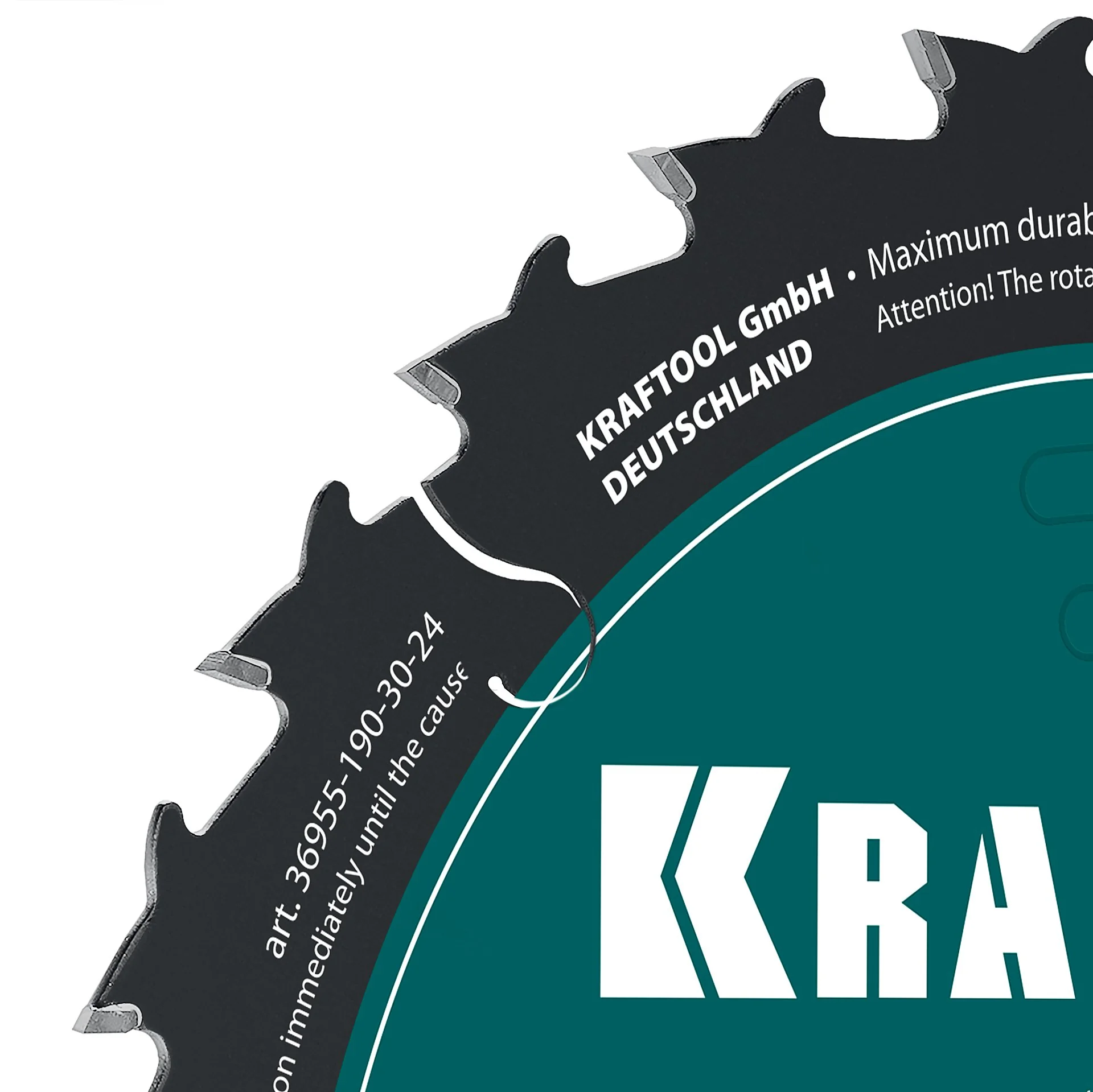 Диск пильный по дереву KRAFTOOL 36955-190-30-24 Slim wood cut 190 х 30 x 1.6 мм, 24Т