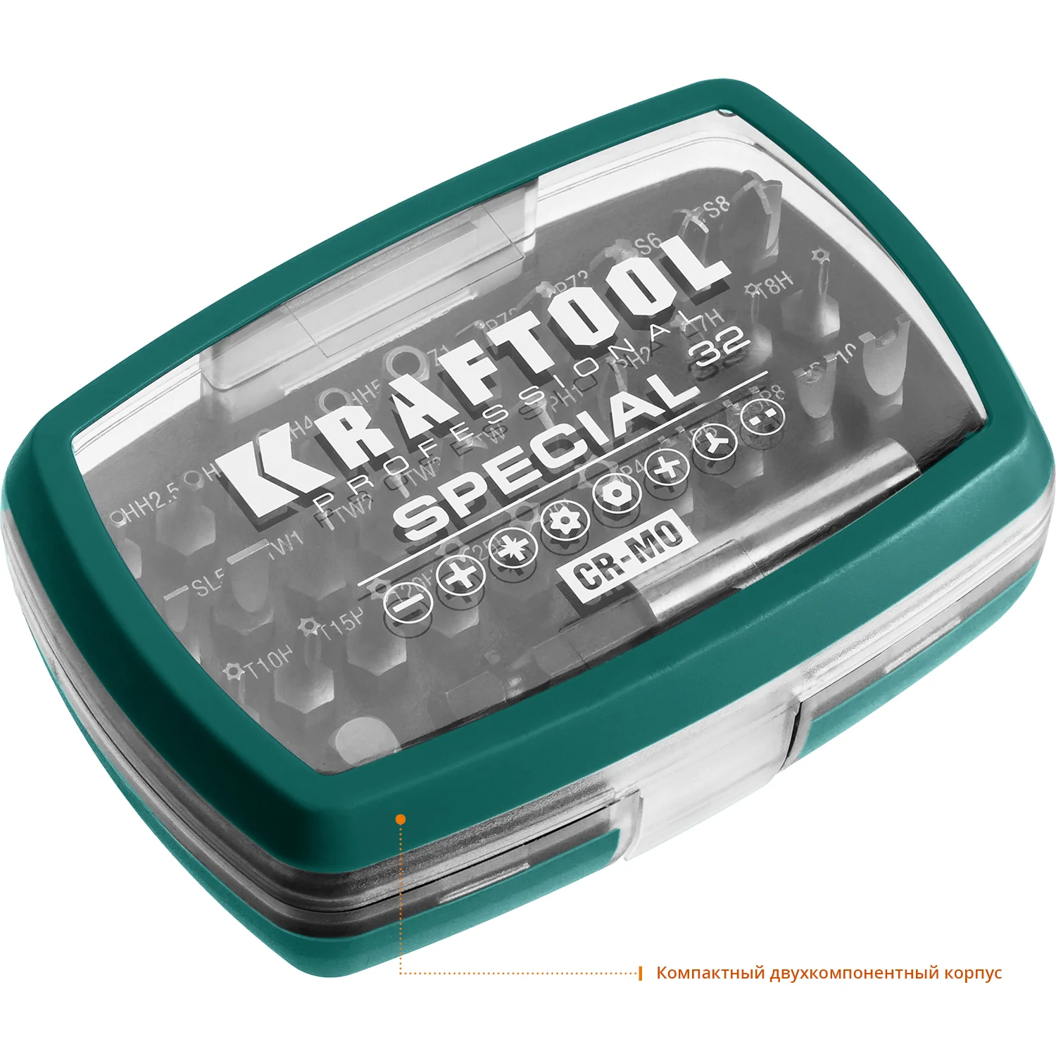 Набор специальных бит KRAFTOOL Special-32, с адаптером 32 шт (2610-H32)