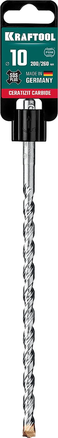 SDS-plus бур KRAFTOOL 29320-260-10 Cerazit Carbide, 10 х 260 мм