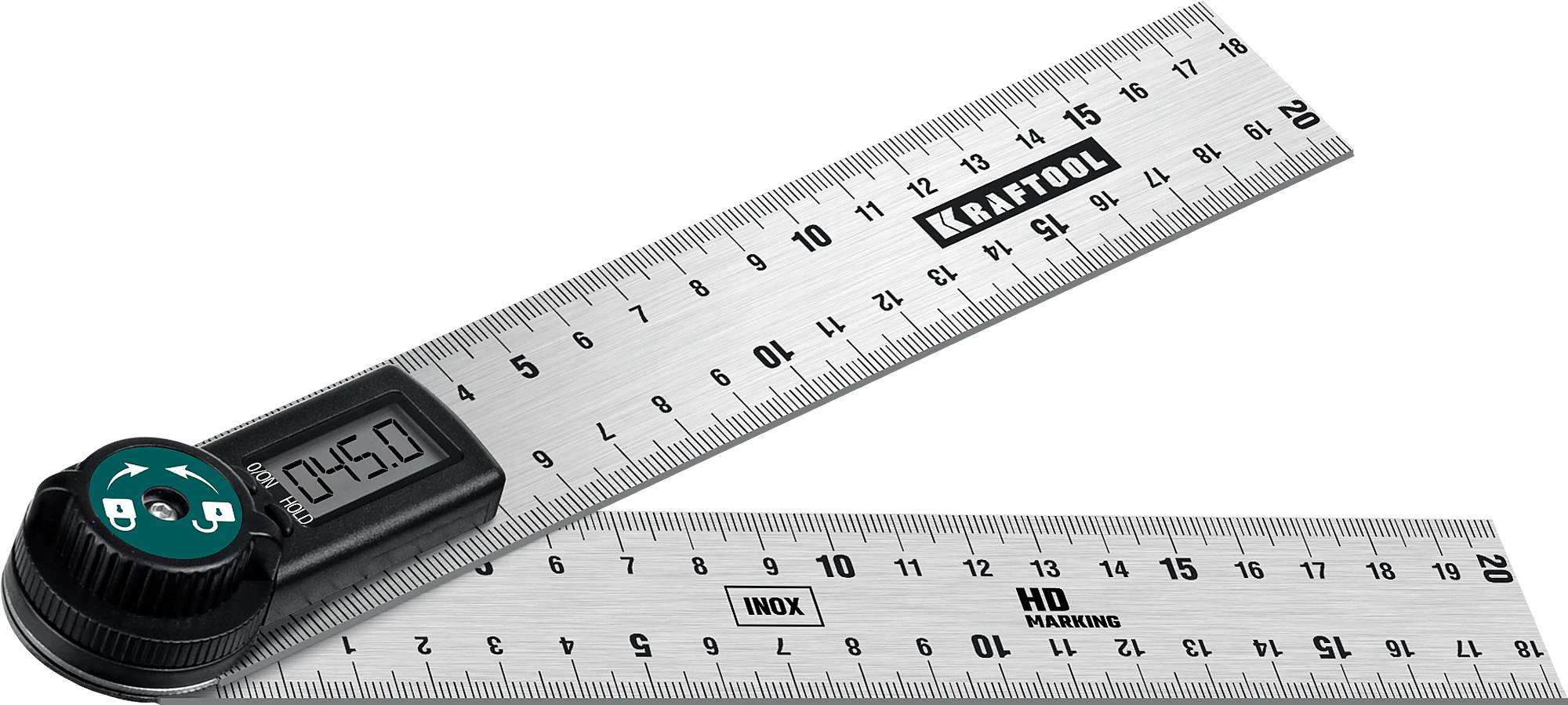 Транспортир-угломер электронный KRAFTOOL 200 мм (34682)