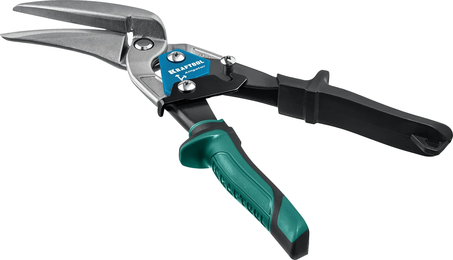 Правые усиленные ножницы по металлу с выносом KRAFTOOL Alligator, 280 мм (2328-RL)