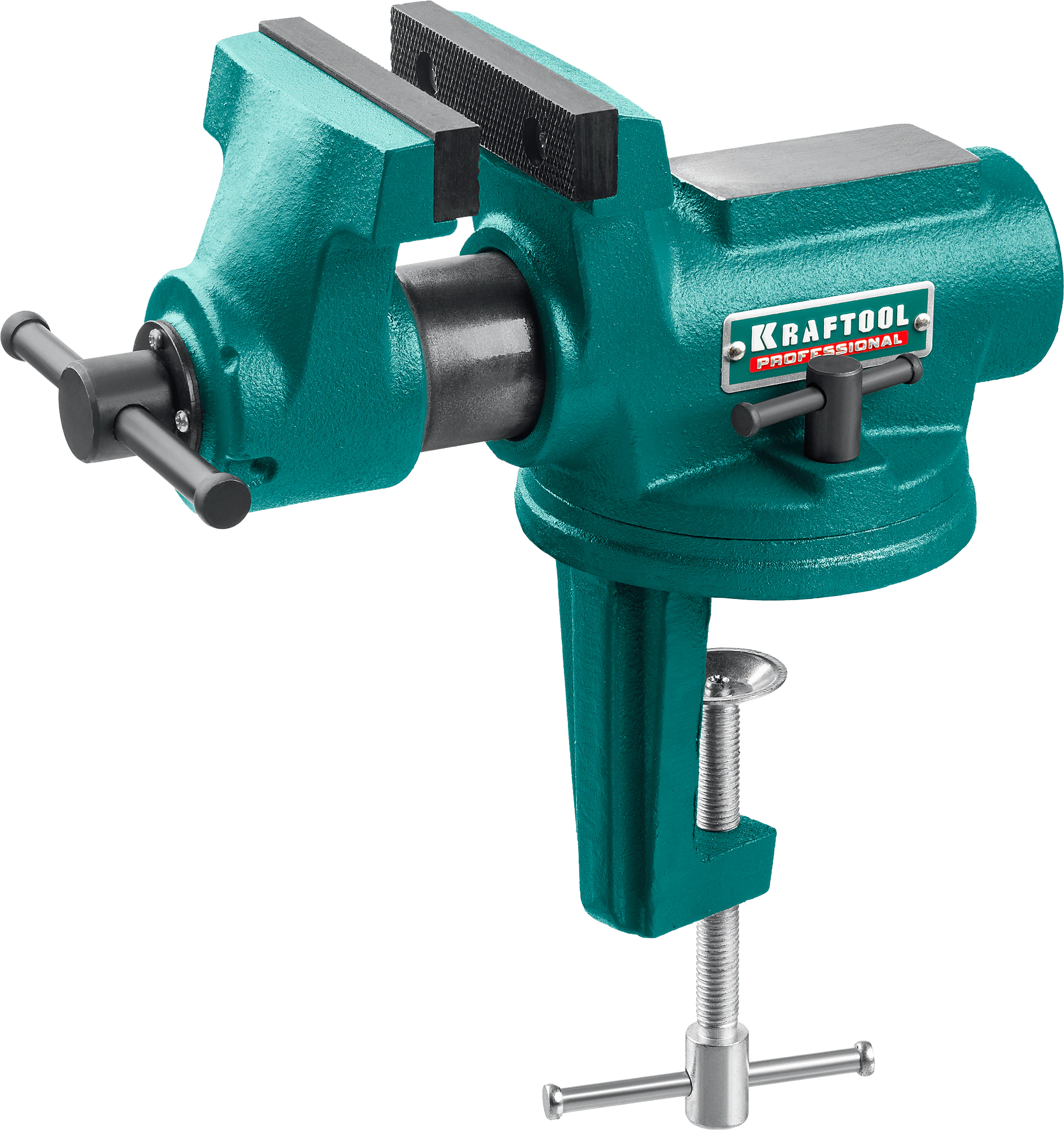 Универсальные мобильные тиски KRAFTOOL EXPERT, 100 мм, в кейсе (32710-100)