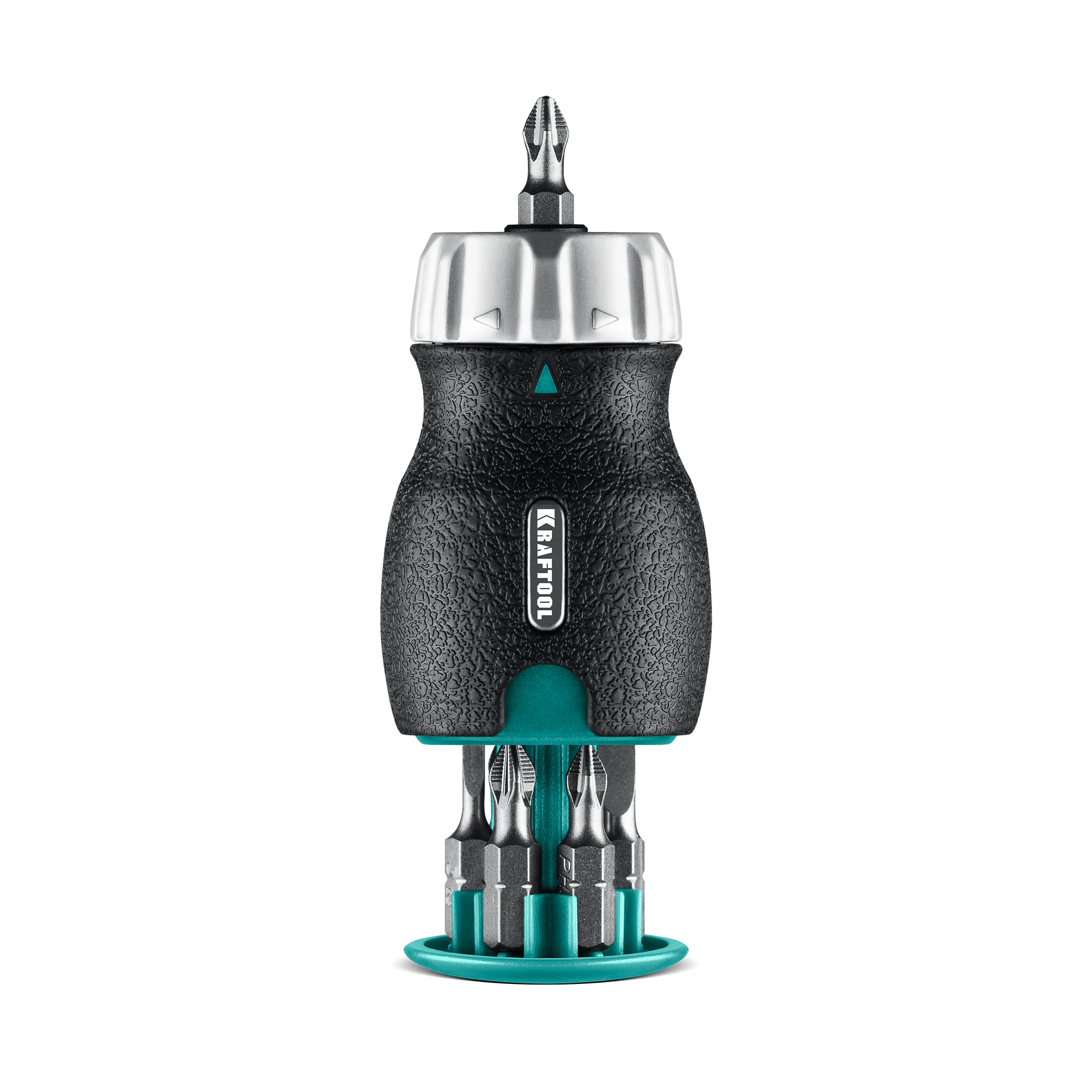 Набор: реверсивная отвертка с битами KRAFTOOL EXTREM Kompakt, 6 шт (25877)