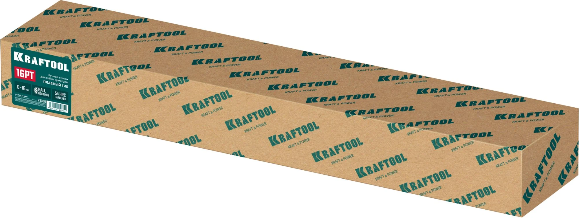 Станок для гибки арматуры KRAFTOOL 16 PT, плавный гиб, на подшипнике, ручной (23306)