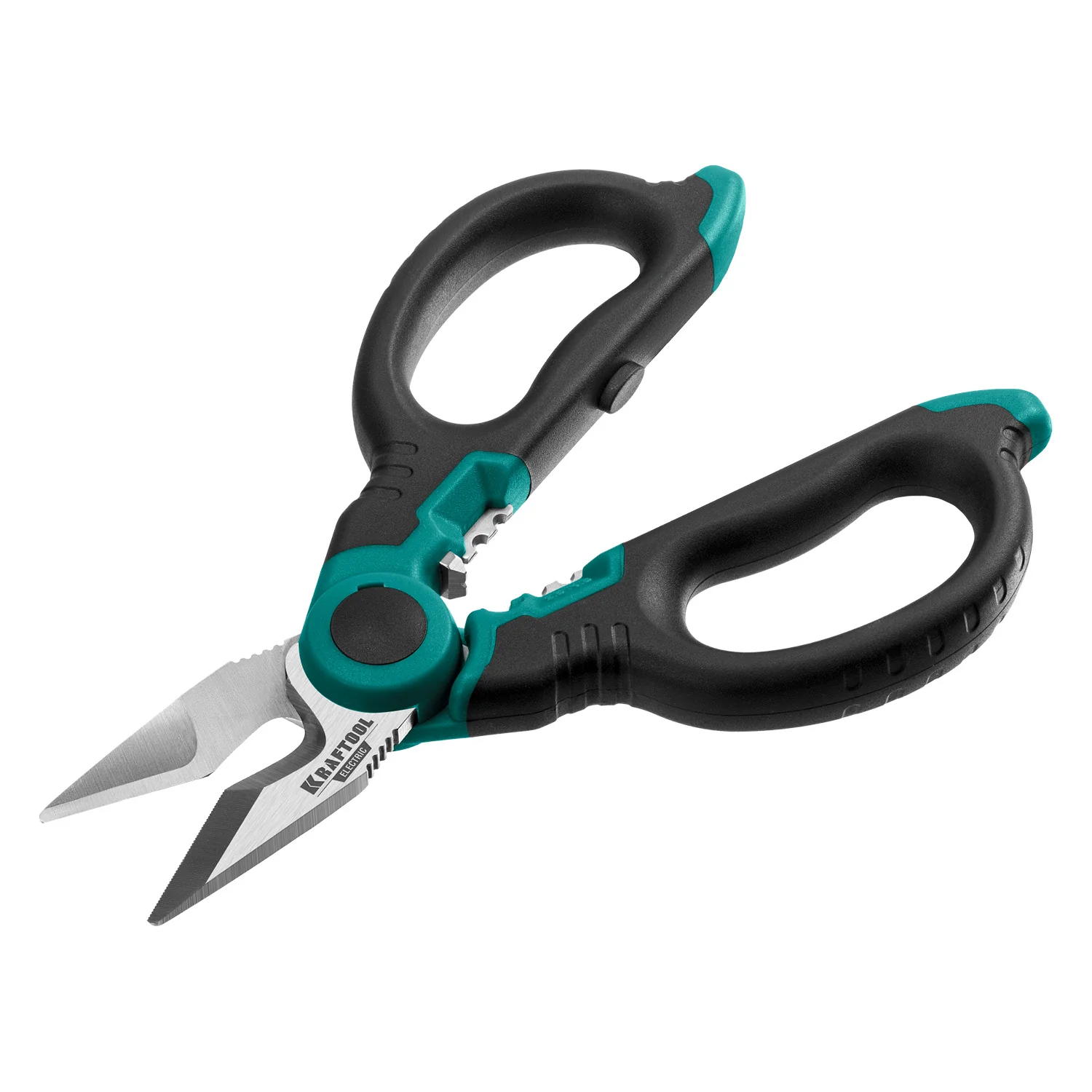 Ножницы электрика KRAFTOOL 4 в 1, 160 мм, с чехлом (23356)