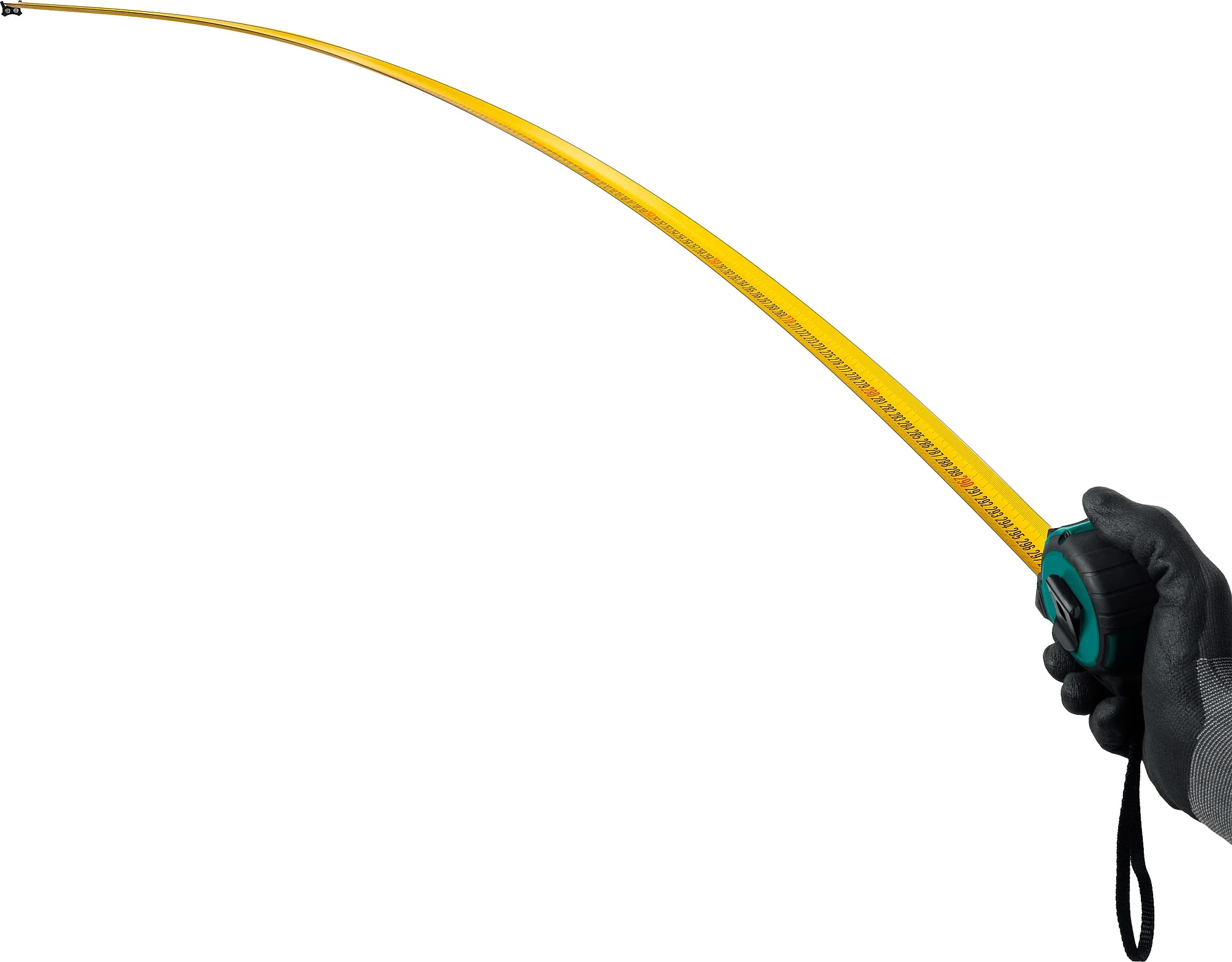 Рулетка KRAFTOOL 10 м х 32 мм, со сверх широким полотном (34127-10)