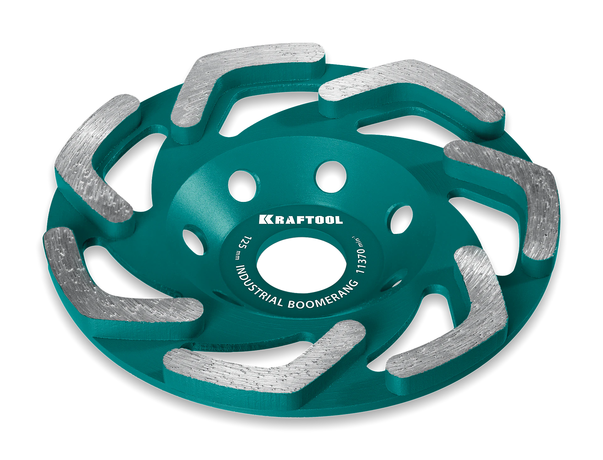 Сегментная алмазная чашка KRAFTOOL 33445-125 Boomerang d 125 мм, INDUSTRIAL
