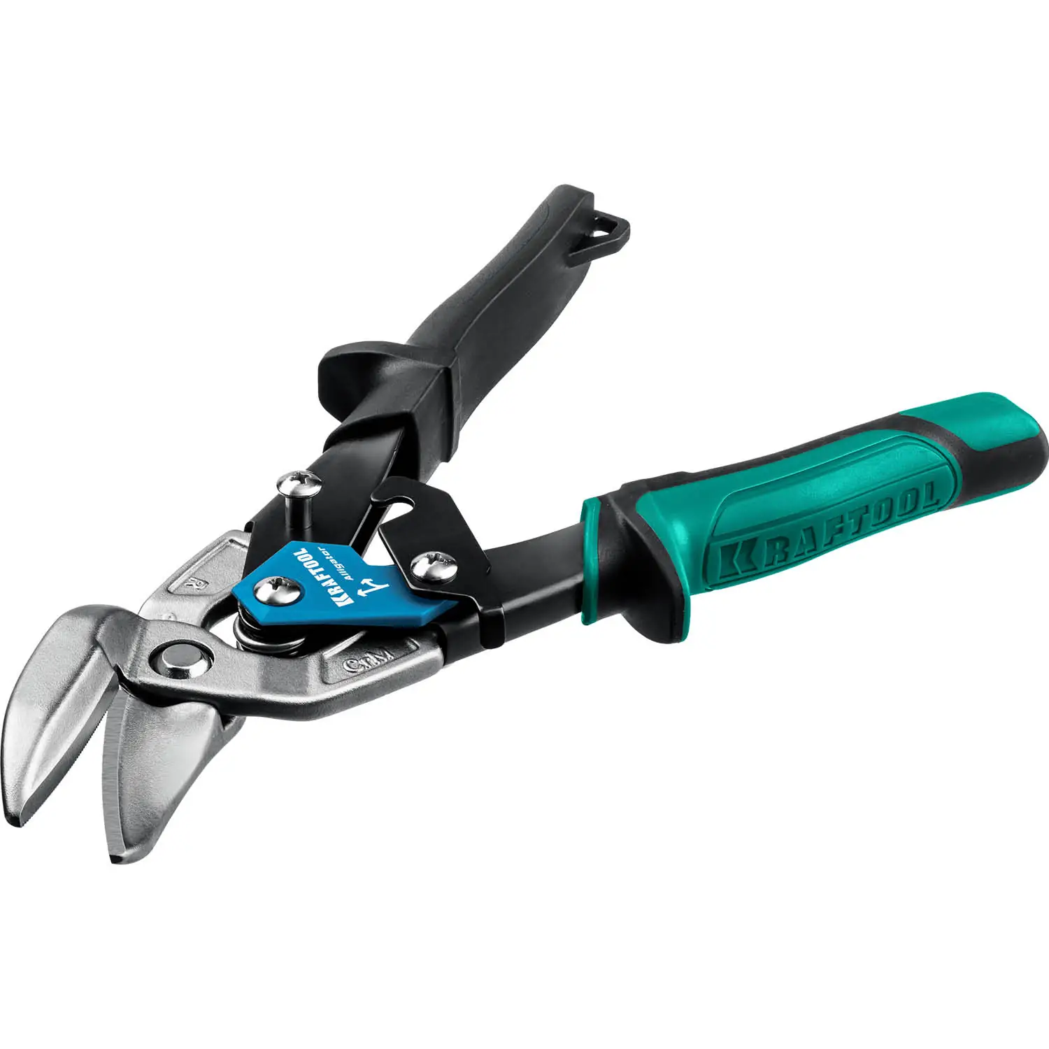 Правые усиленные ножницы по металлу с выносом KRAFTOOL Alligator, 250 мм (2328-OR)