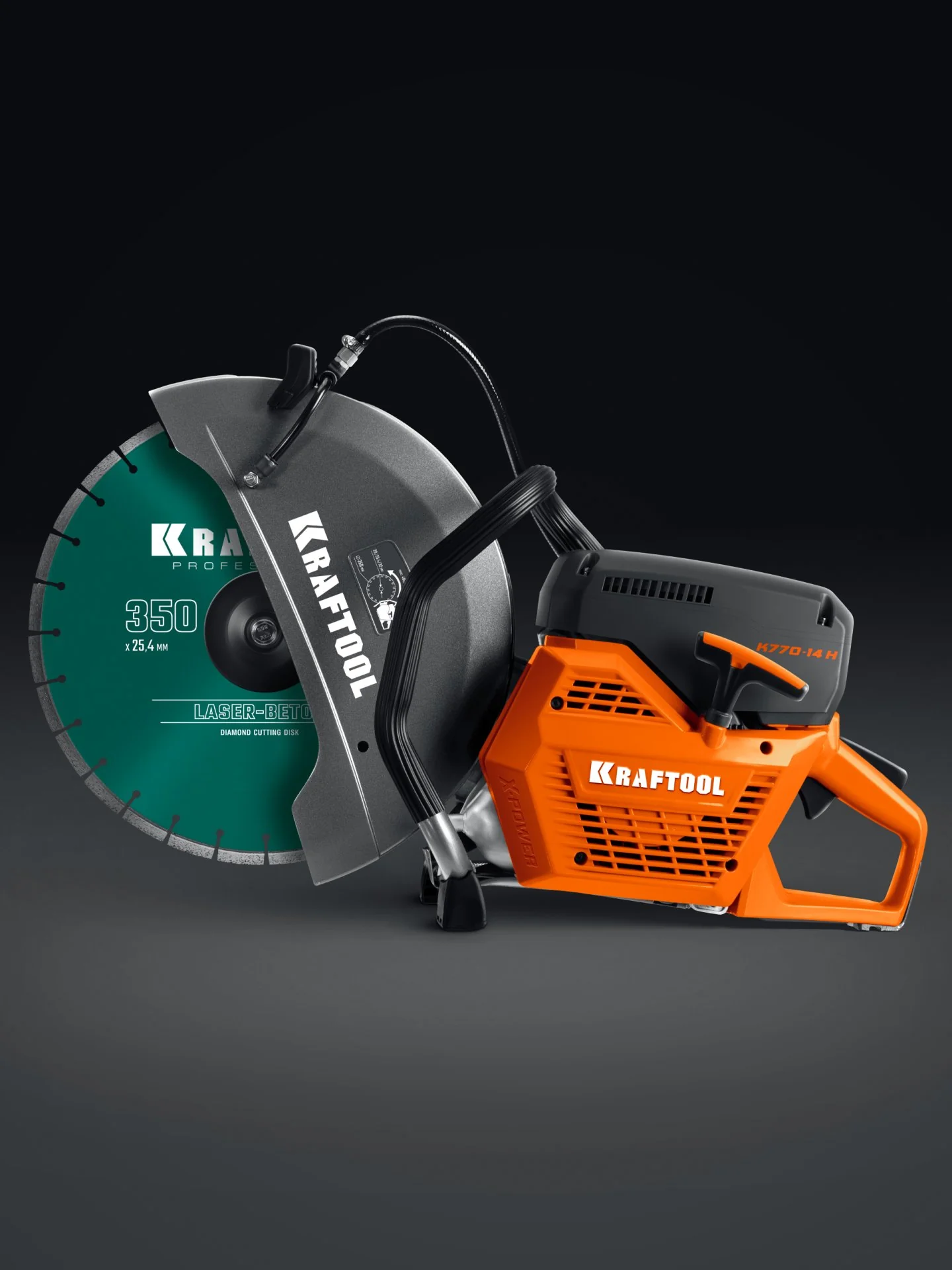 Бензорез по бетону (бетонорез) KRAFTOOL K770-14 H 3700 Вт, 350 мм, диск в комплекте