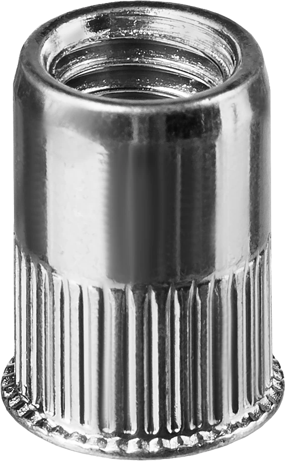 Заклепки резьбовые стальные KRAFTOOL М5, уменьш. бортик, 1000 шт, с насечками (311708-05)