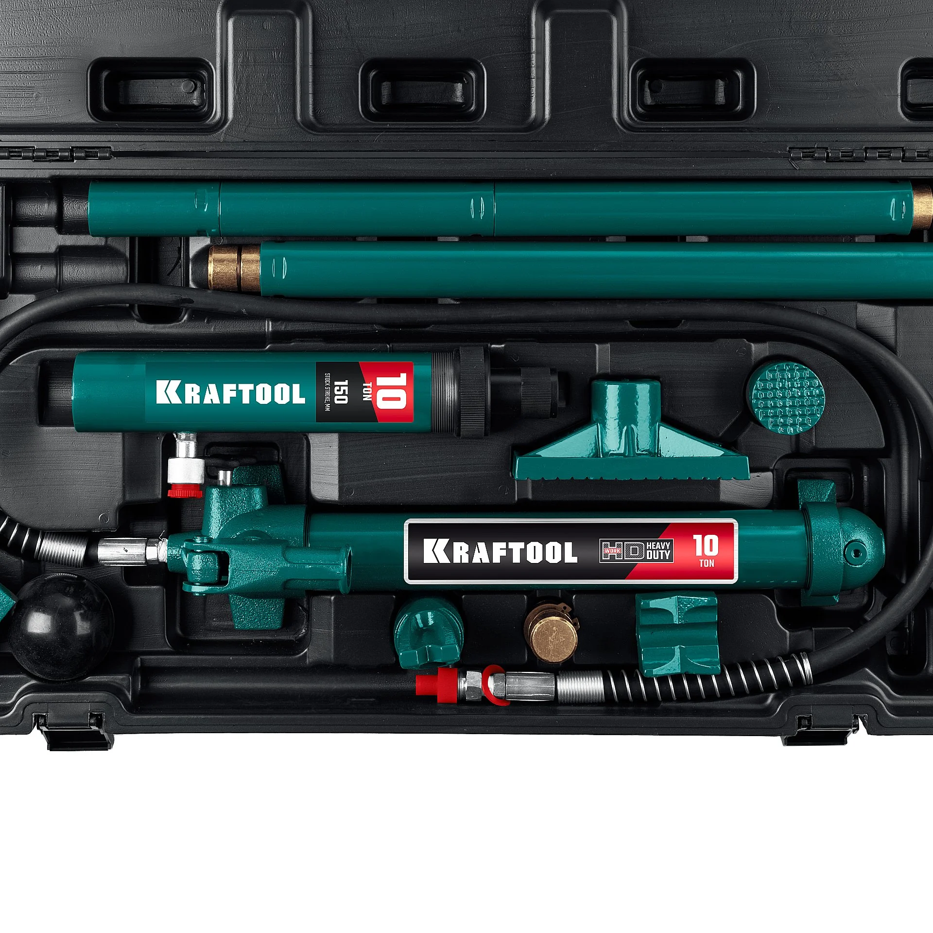 Набор для правки кузова KRAFTOOL 10 т, в пластиковом кейсе (43435-10)
