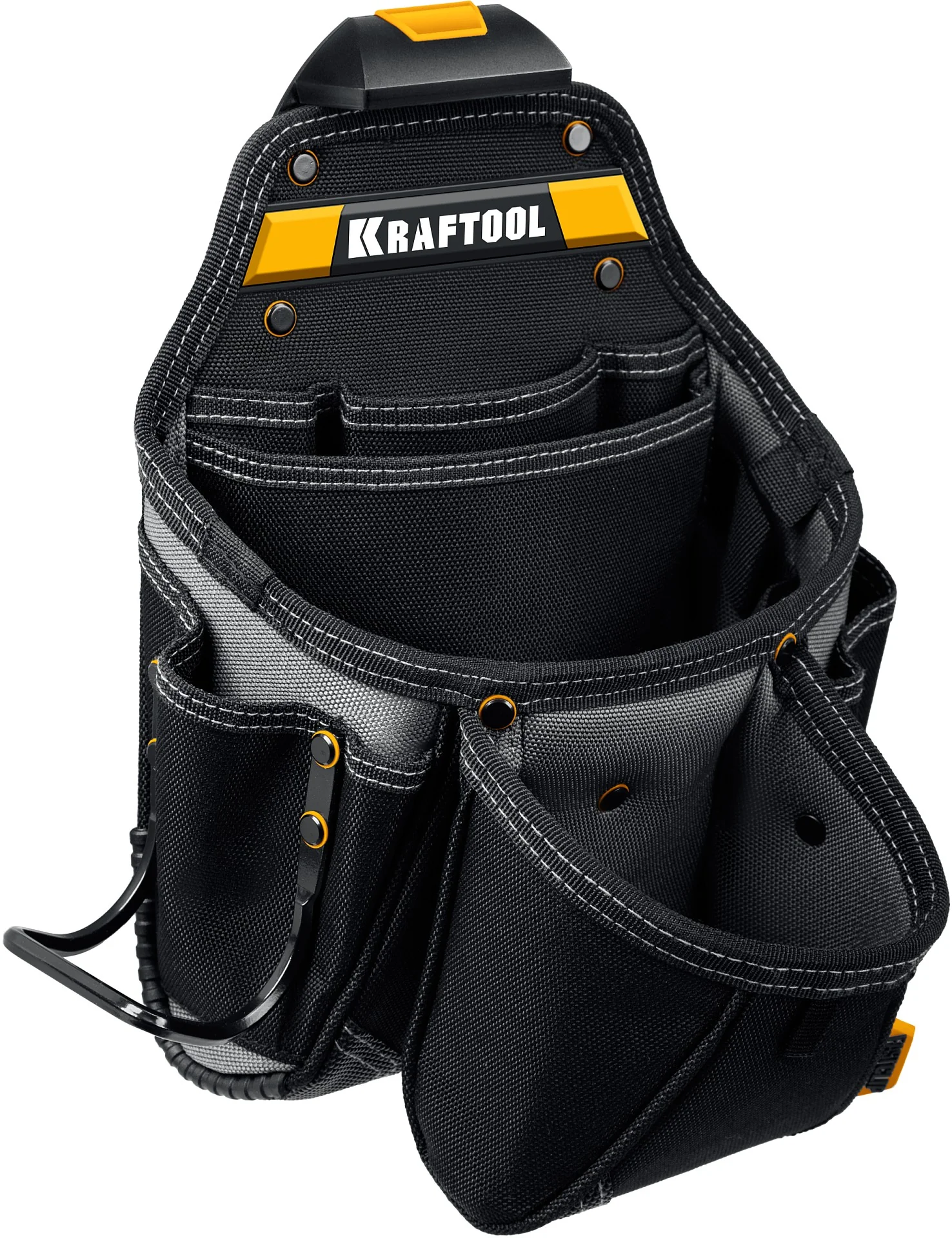 Пояс монтажника KRAFTOOL KBS-3, в комплекте: пояс монтажника, большая сумка, малая сумка (38762)