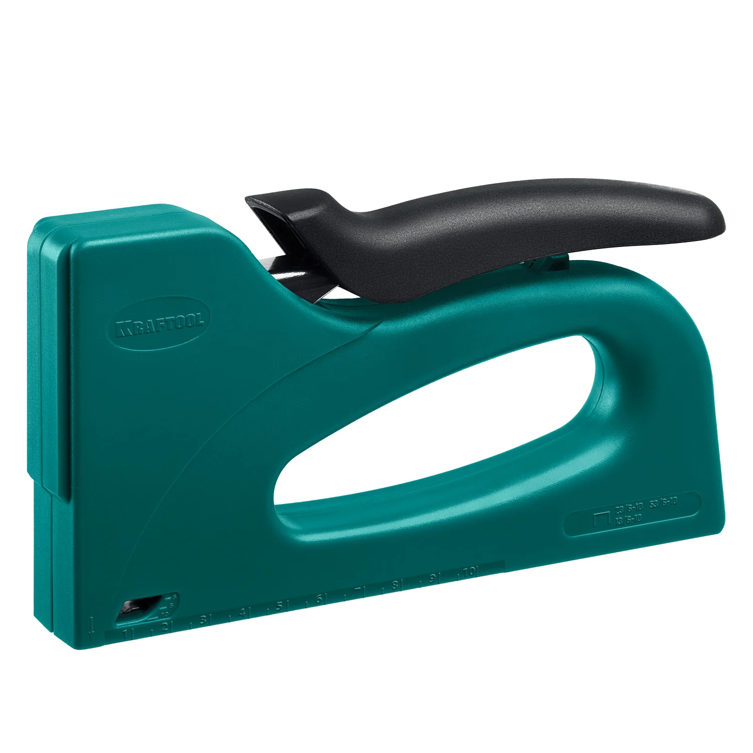 Степлер KRAFTOOL STRIKE 53, 3-в-1: тип 53 (A/10/JT21) 23GA (6 - 10 мм)/13/23, пластиковый мощный (3189)