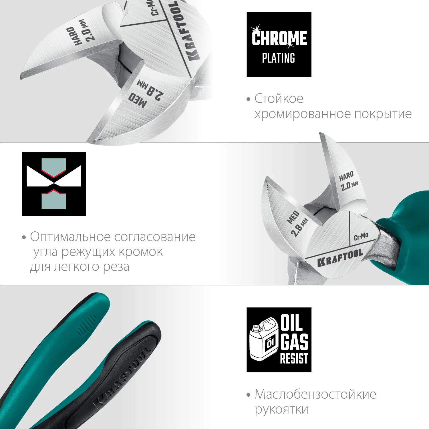 Бокорезы KRAFTOOL 160 мм (22011-5-16)