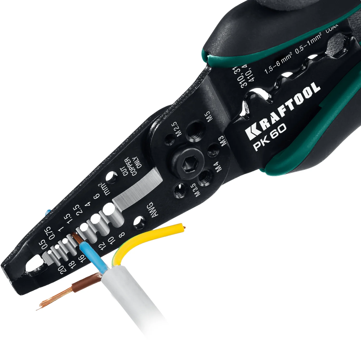 Стриппер многофункциональный KRAFTOOL 0.5 - 6 мм2 (22658)