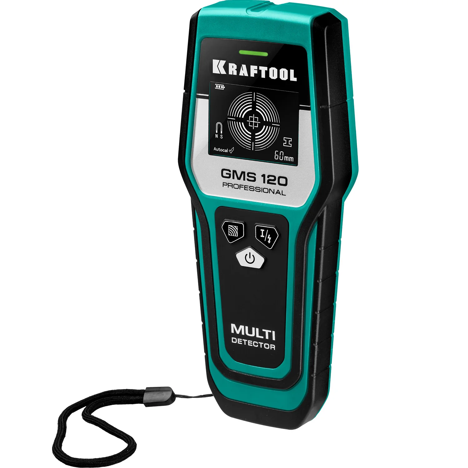 Детектор универсальный KRAFTOOL проводки, ЖК дисплей (45298)