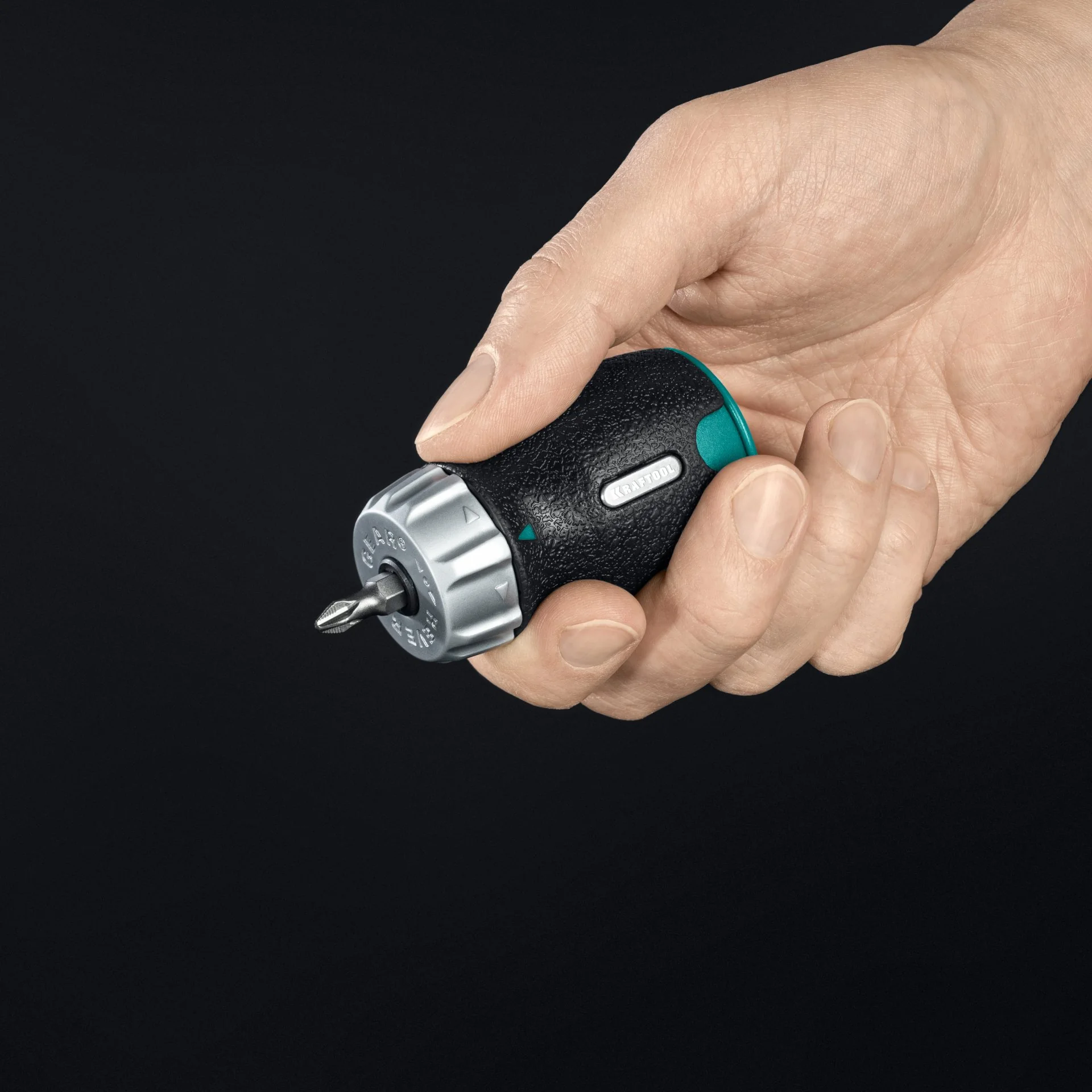 Набор: реверсивная отвертка с битами KRAFTOOL EXTREM Kompakt, 6 шт (25877)