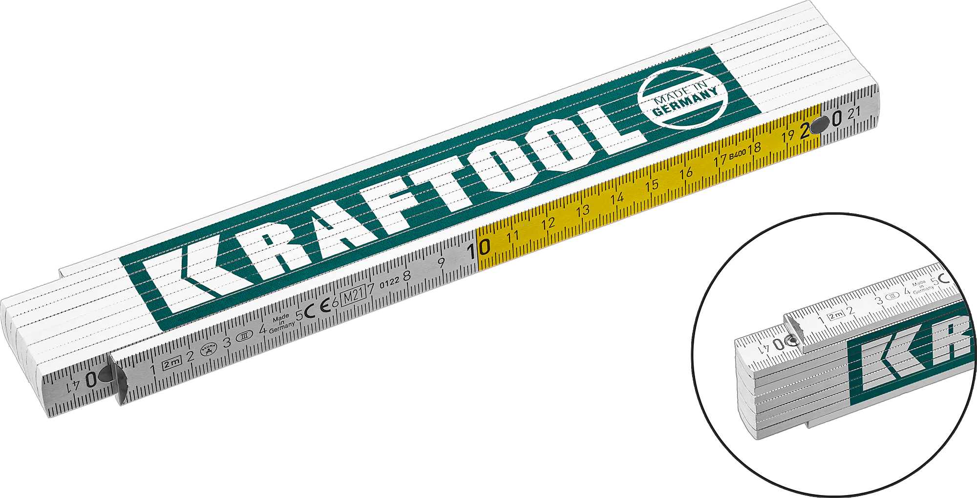 Метр складной деревянный профессиональный KRAFTOOL 2 м (34726)