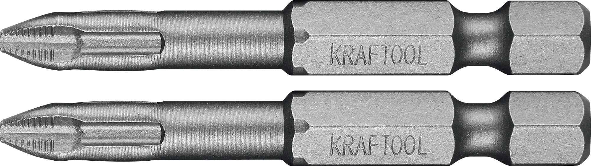 Торсионные биты KRAFTOOL X-Drive PH2, 25 мм, 2 шт (26121-2-25-2)