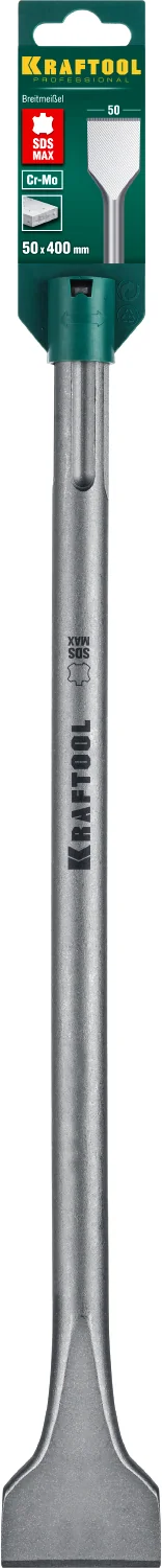 Плоское широкое зубило KRAFTOOL 29334-50-400 ALLIGATOR, 50 х 400 мм, SDS-max