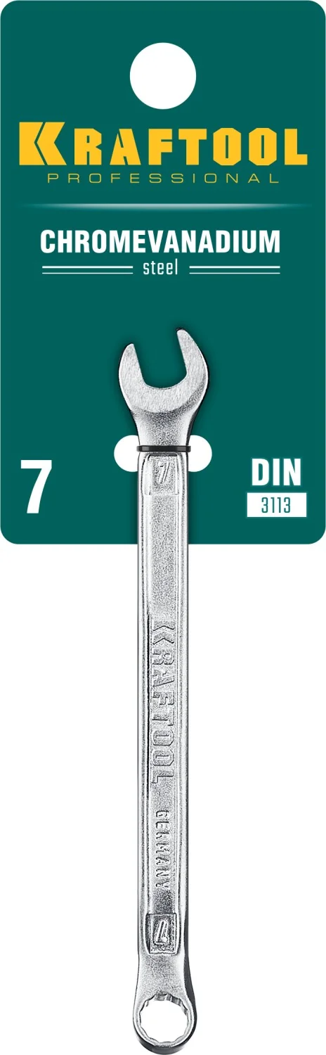 Комбинированный гаечный ключ KRAFTOOL 7 мм (27079-07)
