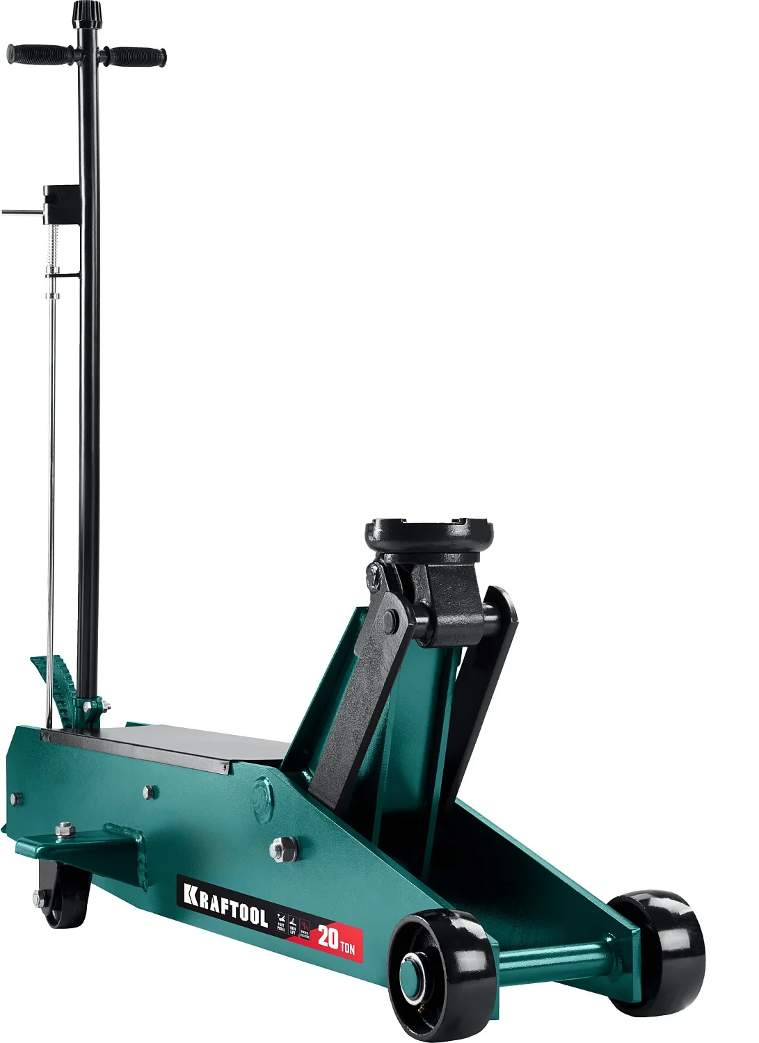 Домкрат подкатной KRAFTOOL 20 т, 220 - 680 мм, для тяжелой техники (43455-20)