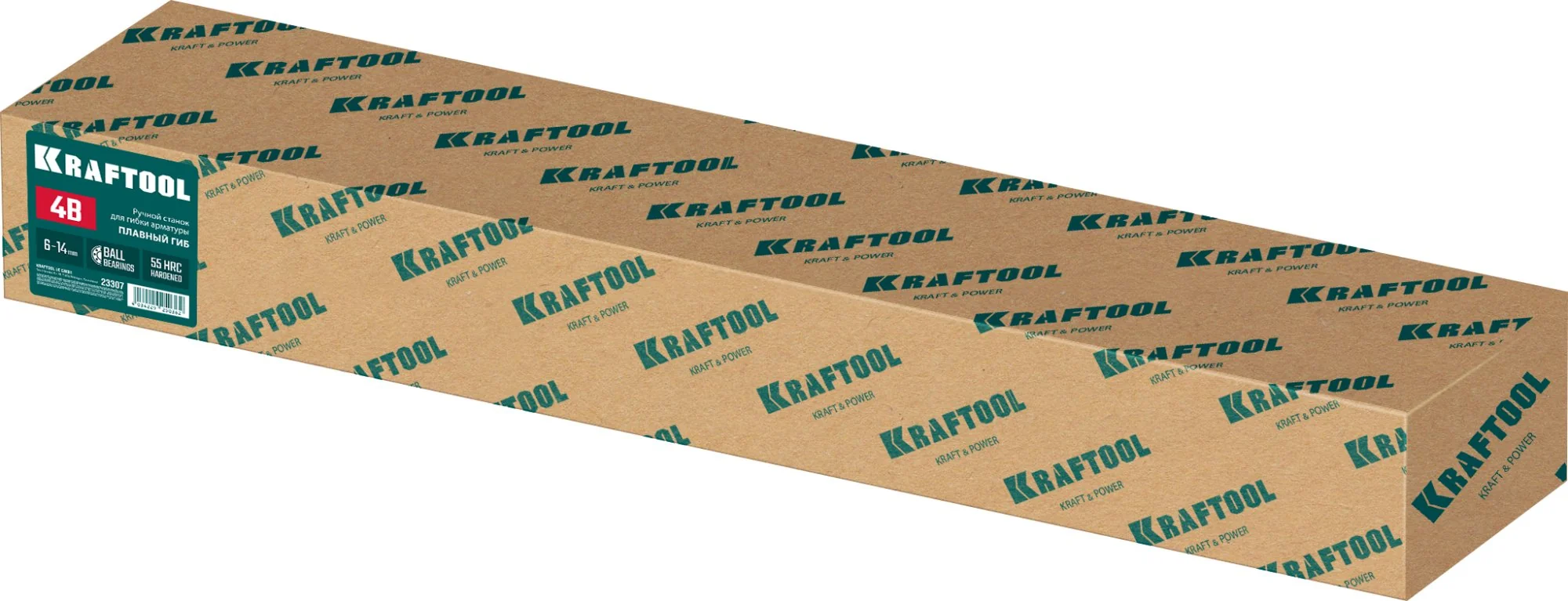 Станок для гибки арматуры KRAFTOOL 4 B, плавный гиб, на подшипнике, ручной (23307)