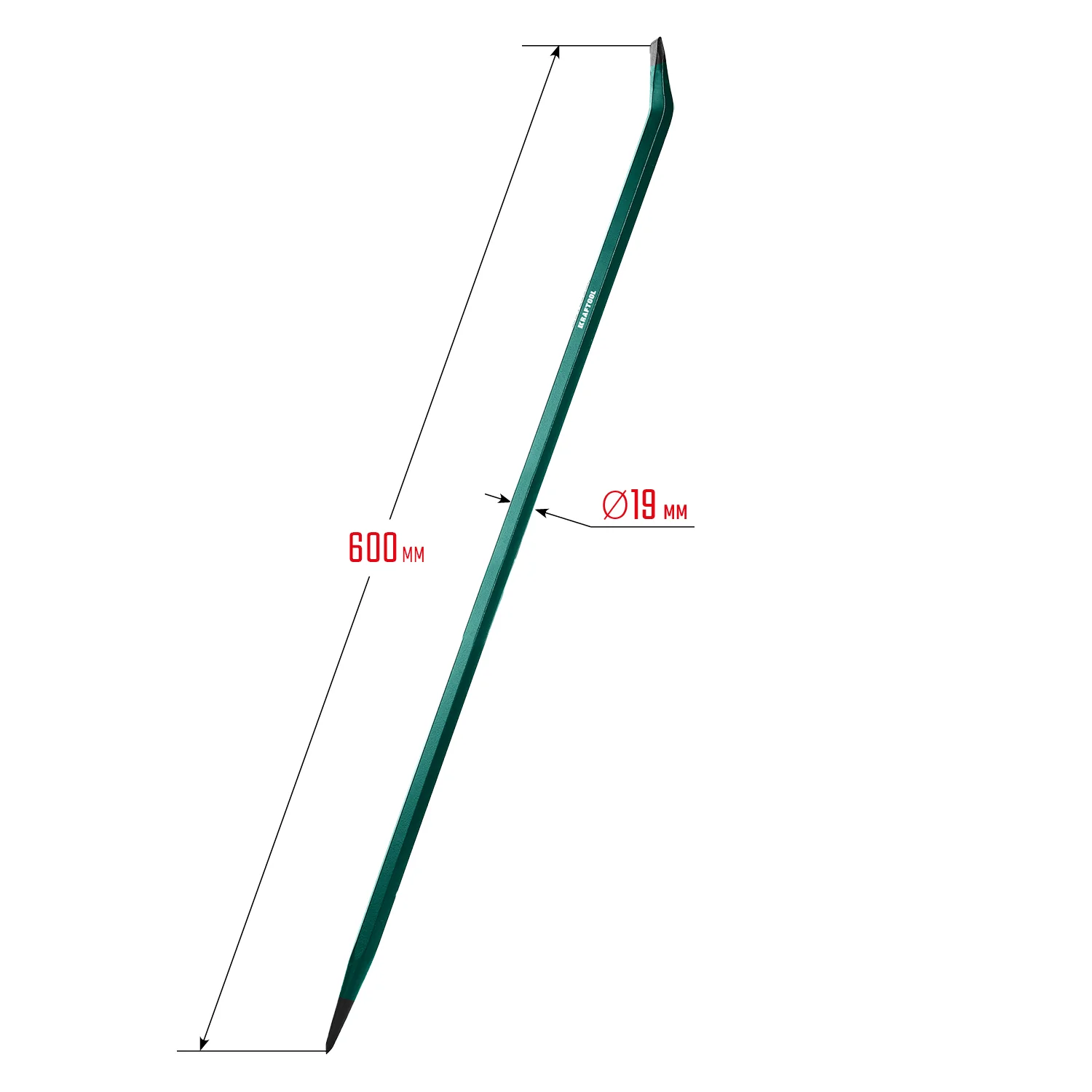 Монтажный лом KRAFTOOL 600 мм, 19 мм (21807-60)