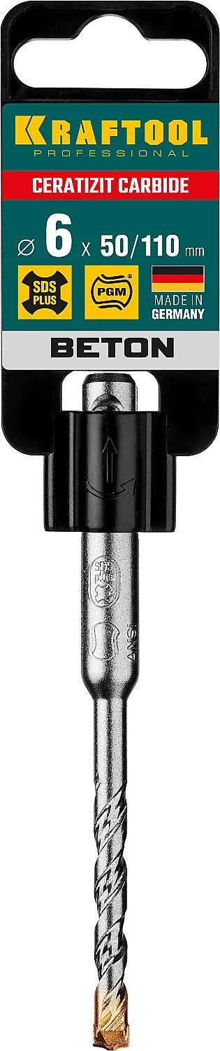 SDS-plus бур KRAFTOOL 29320-110-06 Cerazit Carbide, 6 х 110 мм