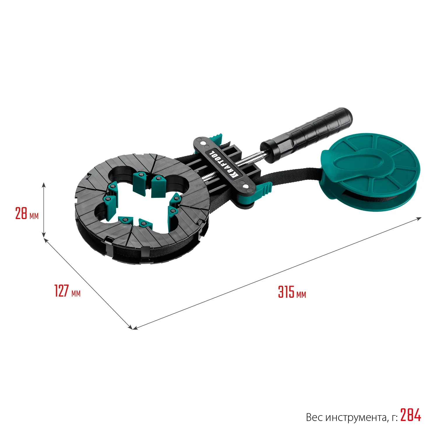 Ременная струбцина KRAFTOOL BC-40, 4 м (32207-1)