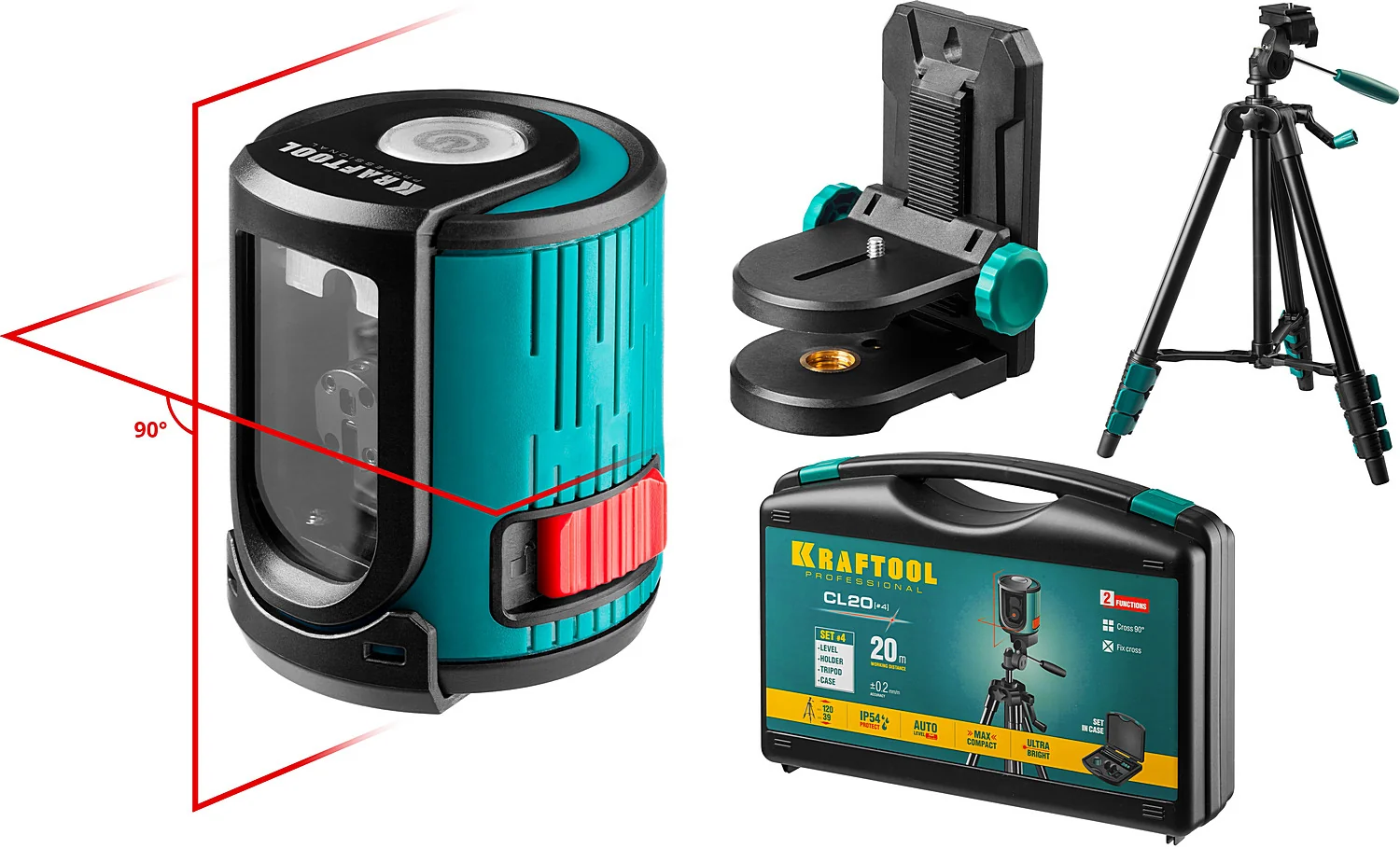 Нивелир лазерный KRAFTOOL 20 (34700-4)