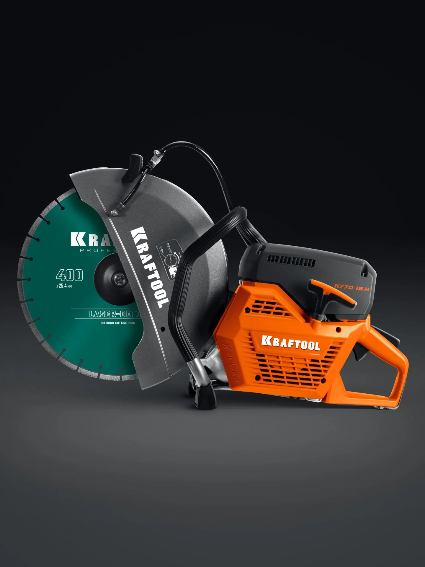 Бензорез по бетону (бетонорез) KRAFTOOL K770-16 H 3700 Вт, 400 мм, диск в комплекте