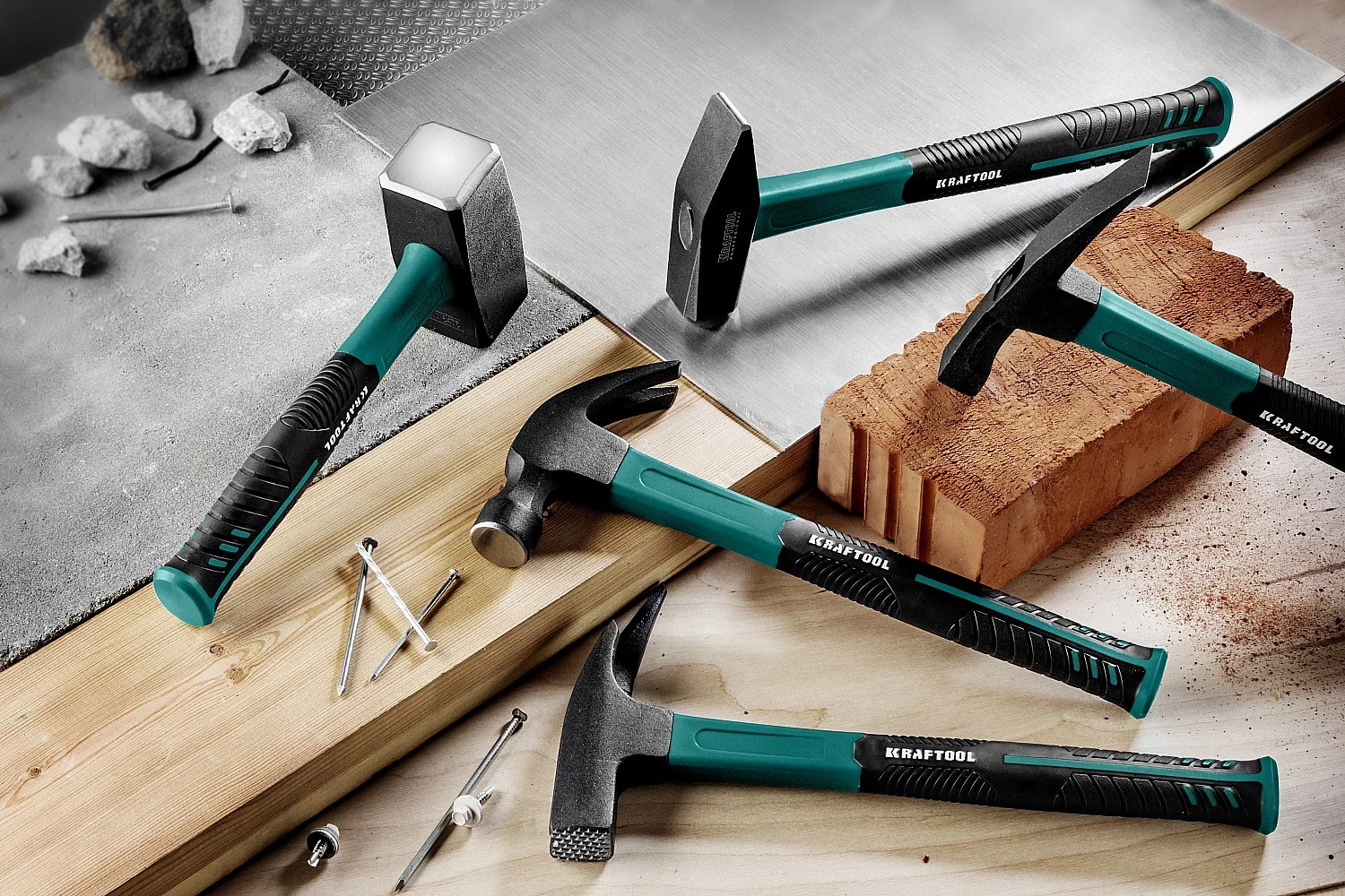 Молоток каменщика KRAFTOOL 600 г (20192)