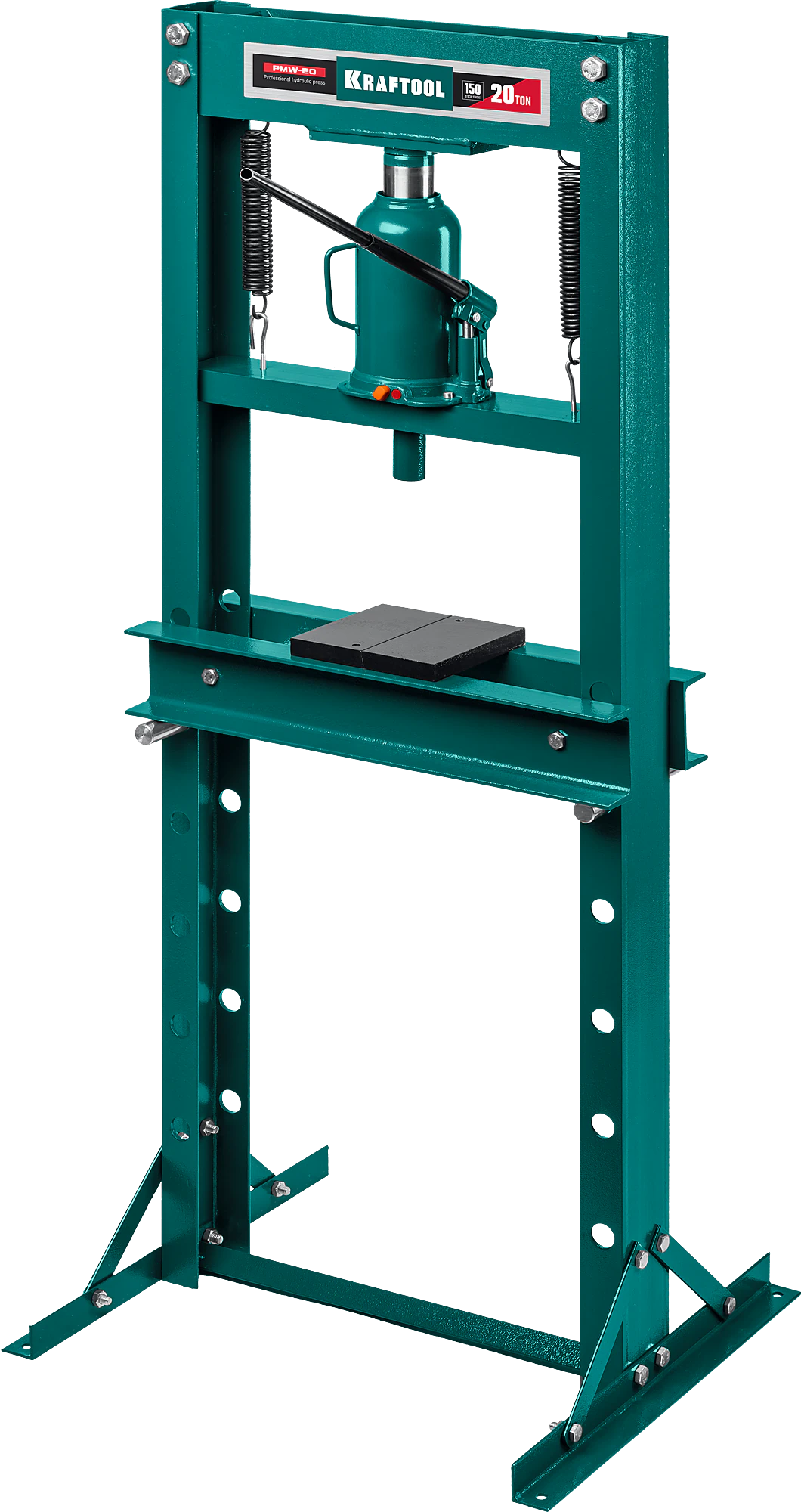 Пресс гидравлический KRAFTOOL 12 т, с домкратом и возвратными пружинами (43470-12)