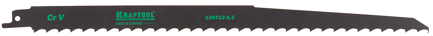 Полотно для сабельной пилы KRAFTOOL 159713-8,5 S617K, по дереву, шаг 8.5 мм, 280 мм