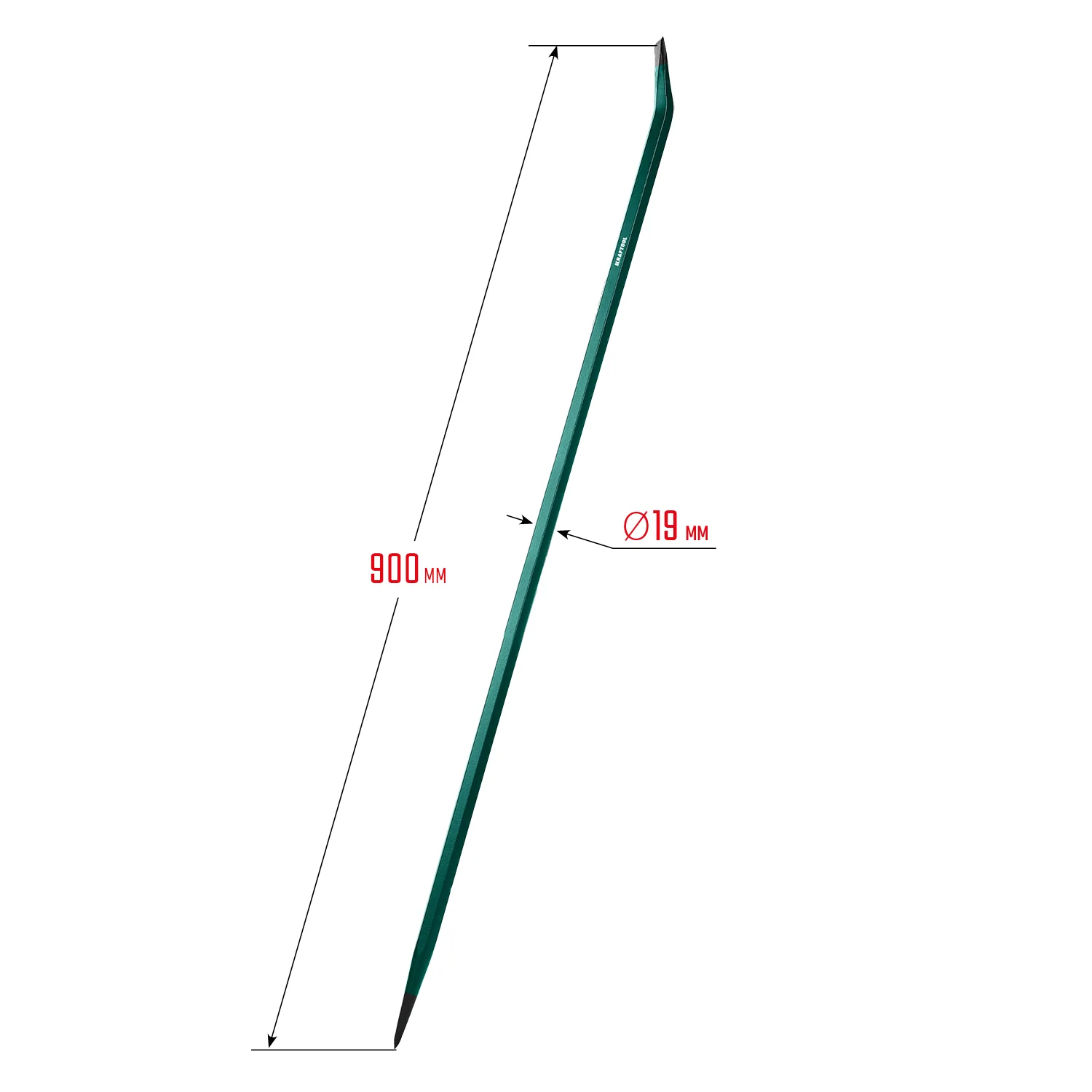 Монтажный лом KRAFTOOL 900 мм, 19 мм (21807-90)
