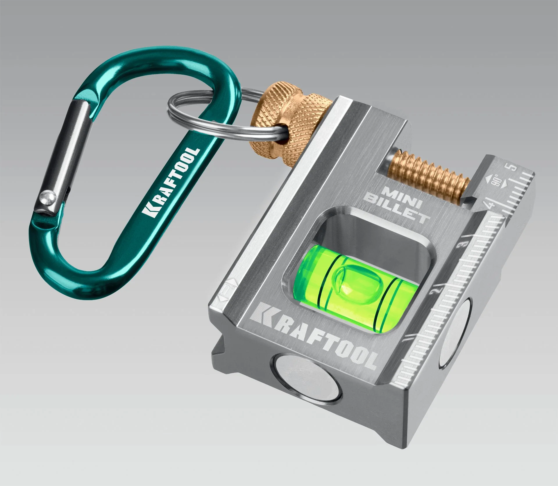 Уровень брусковый магнитный KRAFTOOL 50 мм (34791)