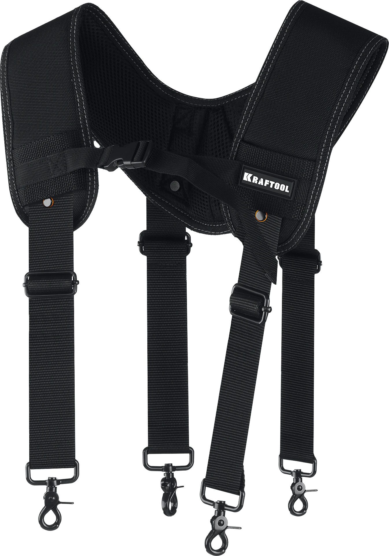 Подтяжки KRAFTOOL KS-1, регулируемые, 4 точки крепления (38765)