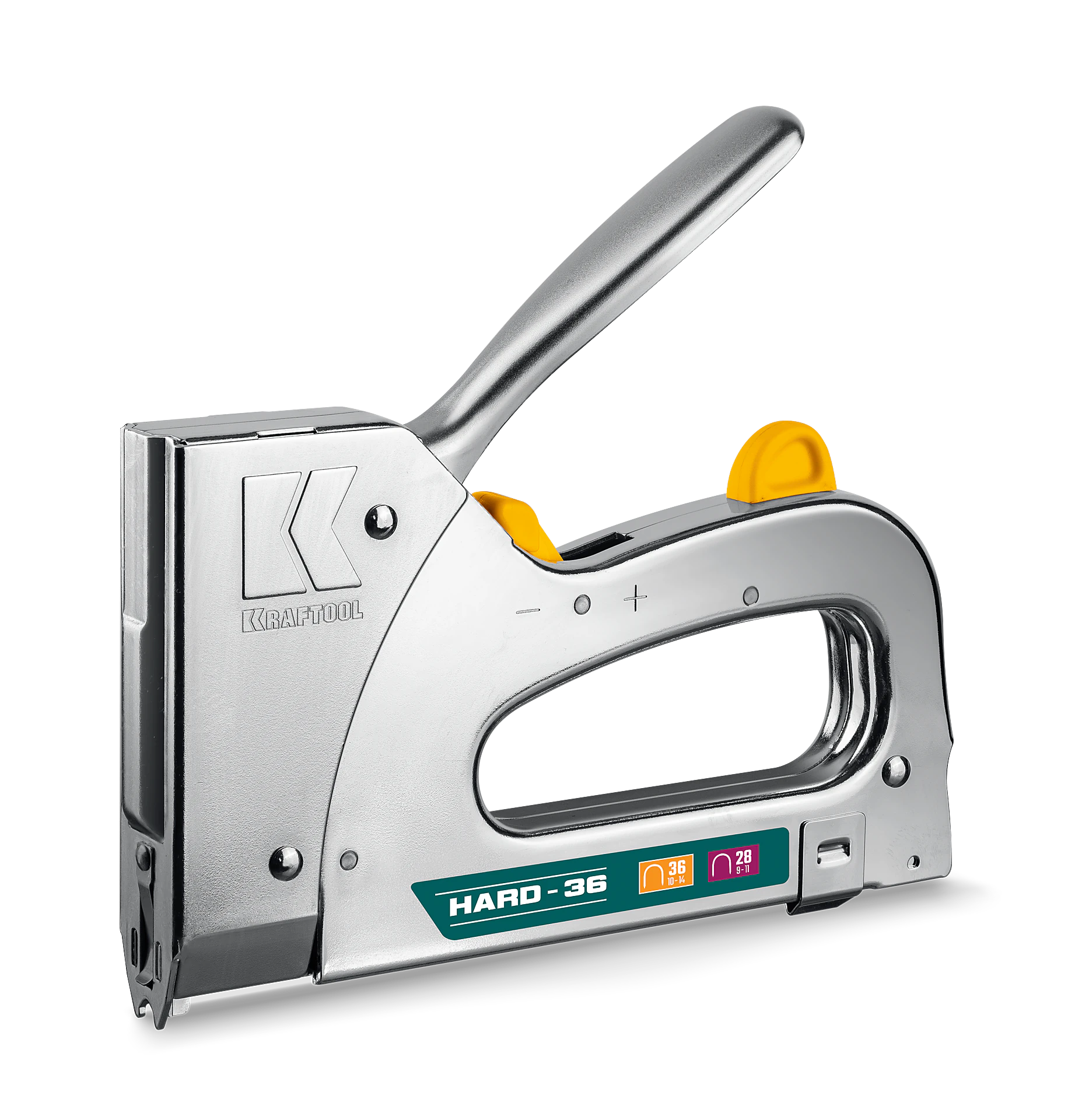 Степлер KRAFTOOL EXTREM 36, тип 36 (L) калибр 20GA (10 - 14 мм)/28, кабельный рессорный (3186)