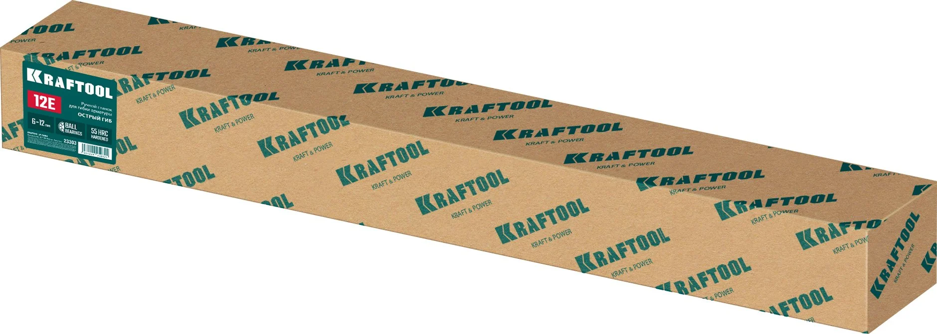Станок для гибки арматуры KRAFTOOL 12 E, острый гиб, на подшипнике, ручной (23303)