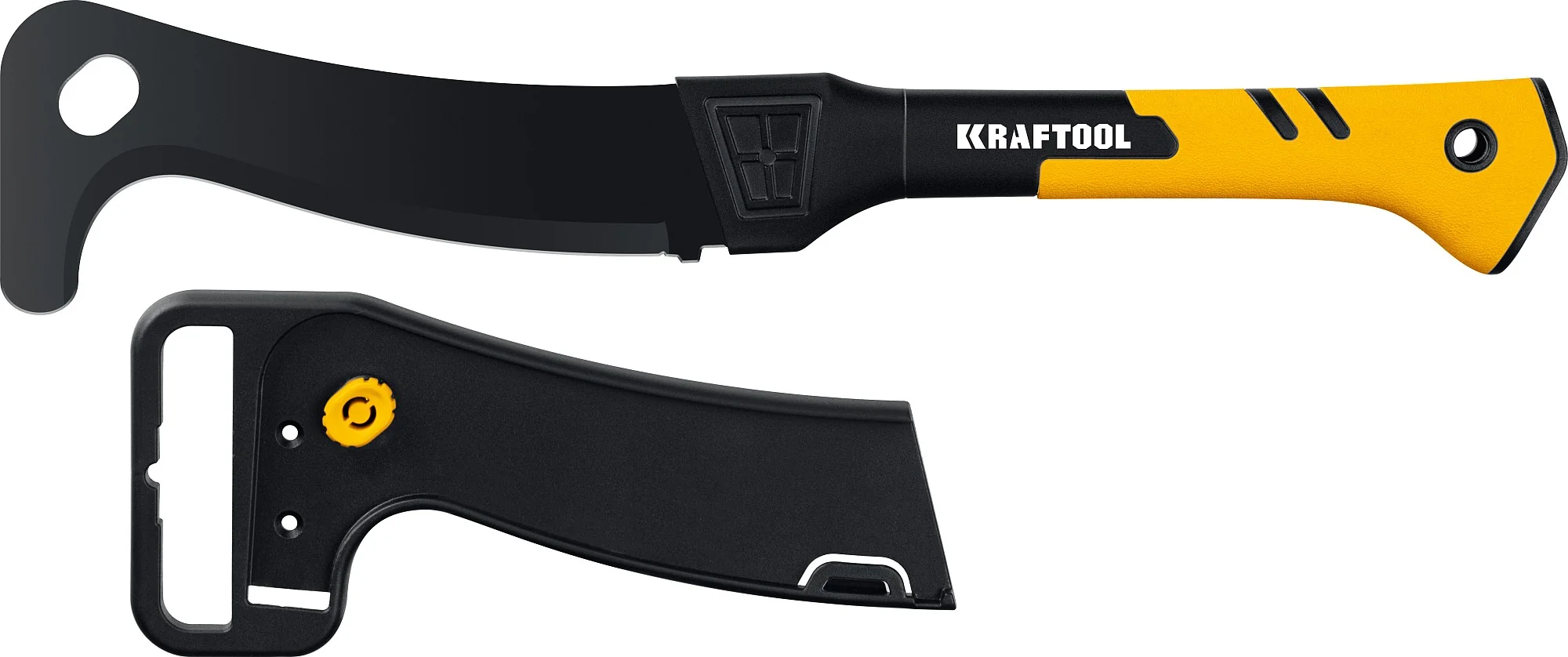 Садовый компактный секач KRAFTOOL Brush AXE, 255/500 мм (20805)