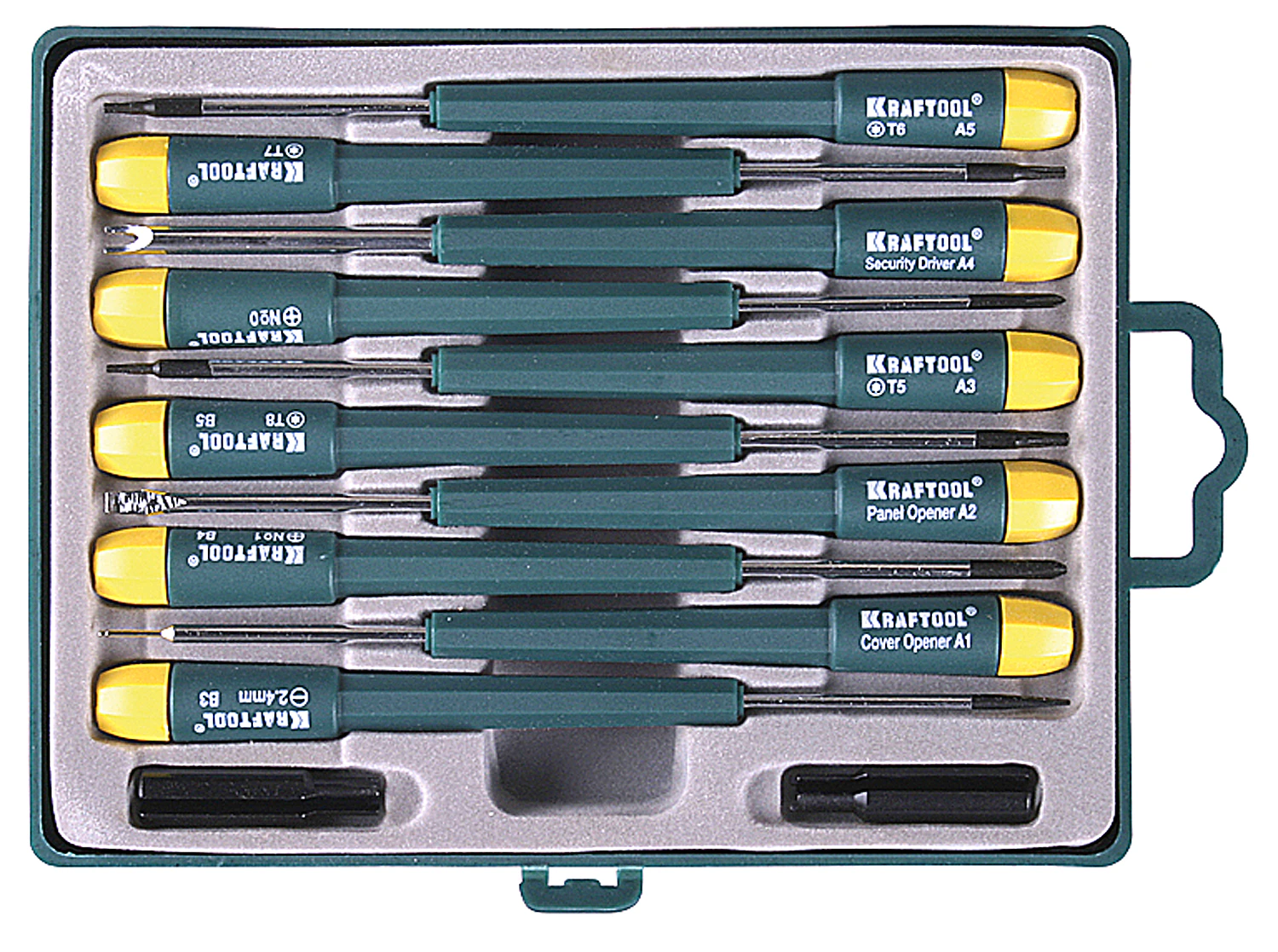 Набор отверток для точных работ KRAFTOOL X-Telecom, 12 предм. (25616-H12)