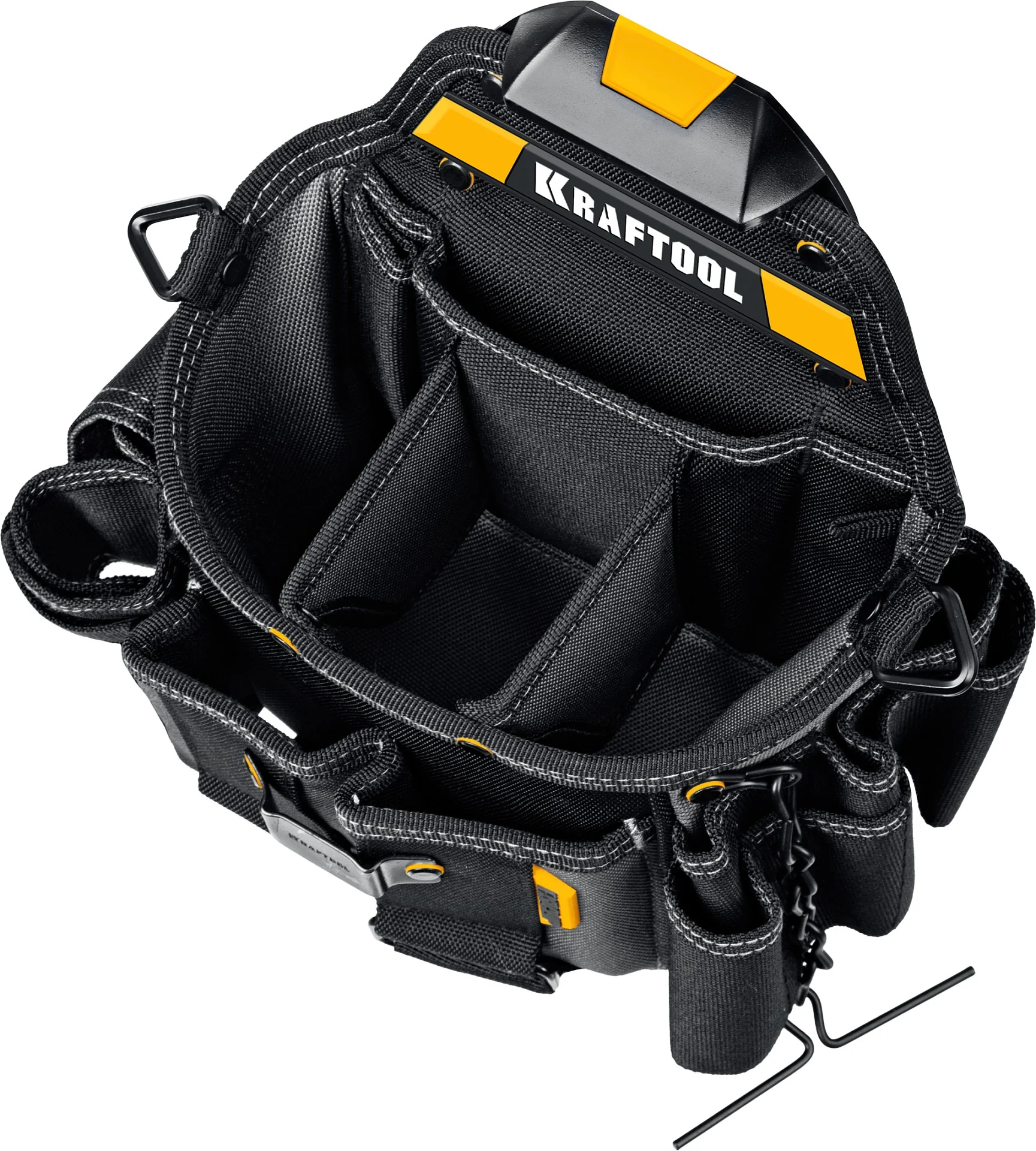 Поясная сумка KRAFTOOL KPB-23, с быстросъёмным креплением FastClip, 290 х 310 мм (38766) Поясная сумка KRAFTOOL KPB-23, с быстросъёмным креплением FastClip, 290 х 310 мм (38766)