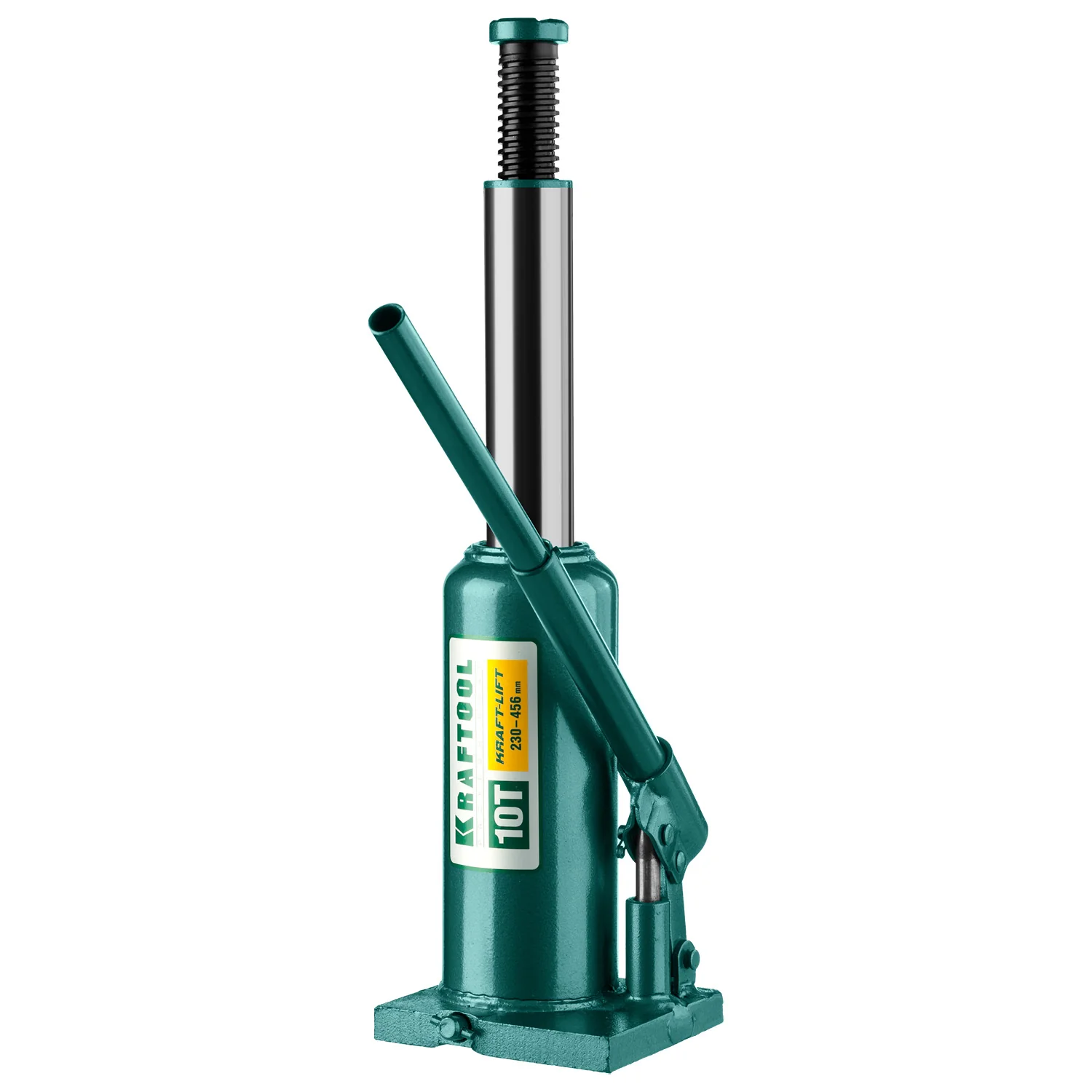 Домкрат гидравлический бутылочный KRAFTOOL 10 т, 230 - 460 мм (43462-10)
