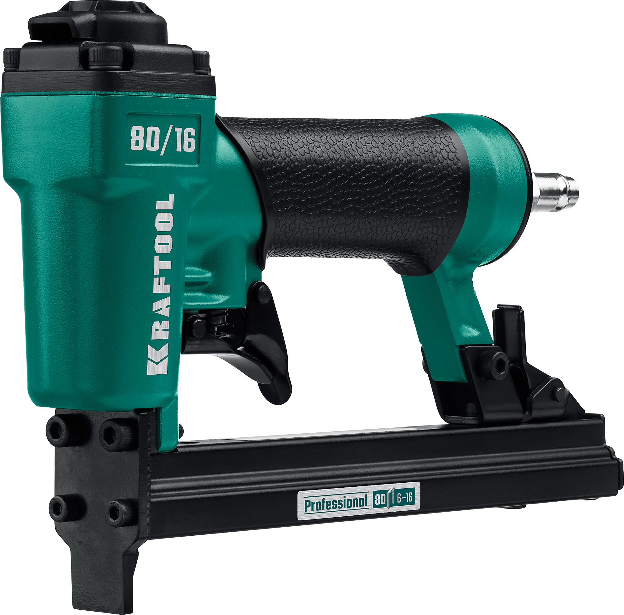 Пневматический степлер KRAFTOOL 31960 80/16, для скоб 21Ga тип 80 (6-16 мм)