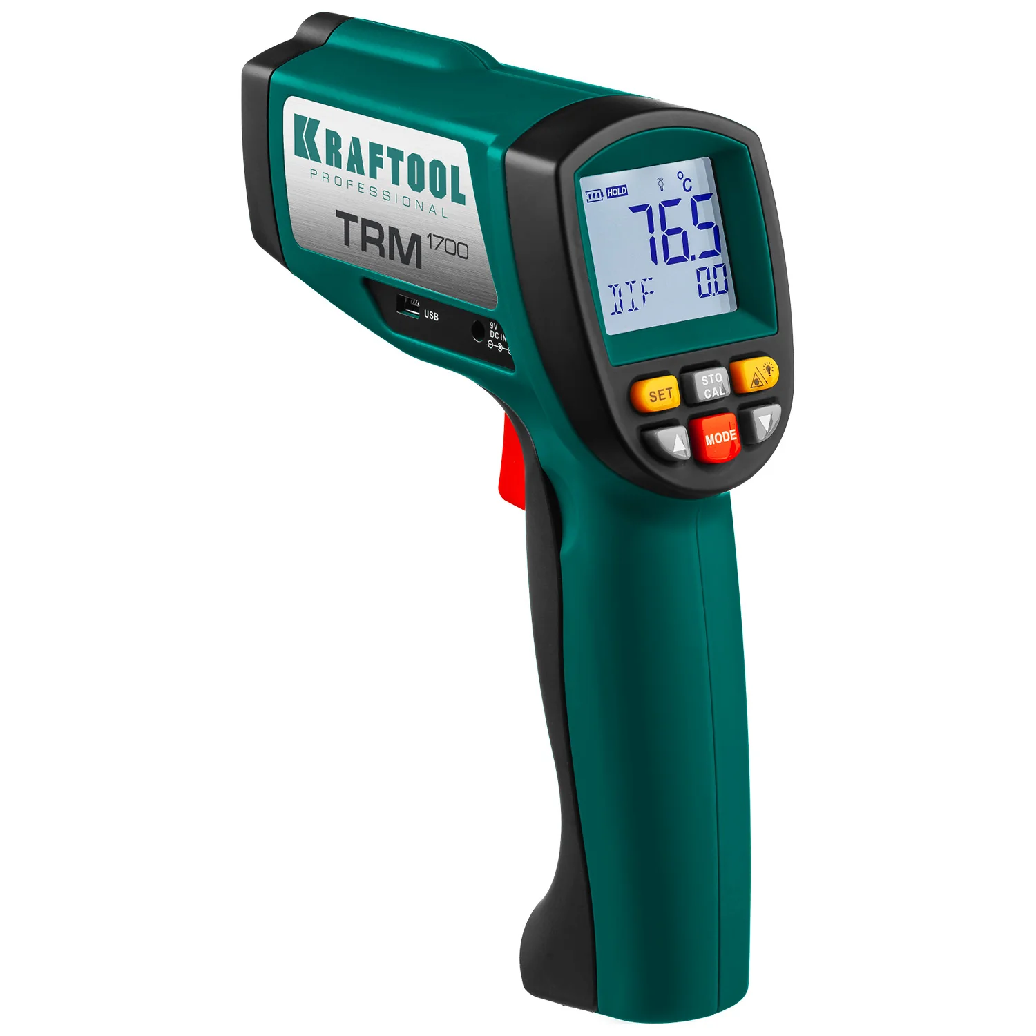 Пирометр инфракрасный KRAFTOOL -30° +1650°С (45701-1650)