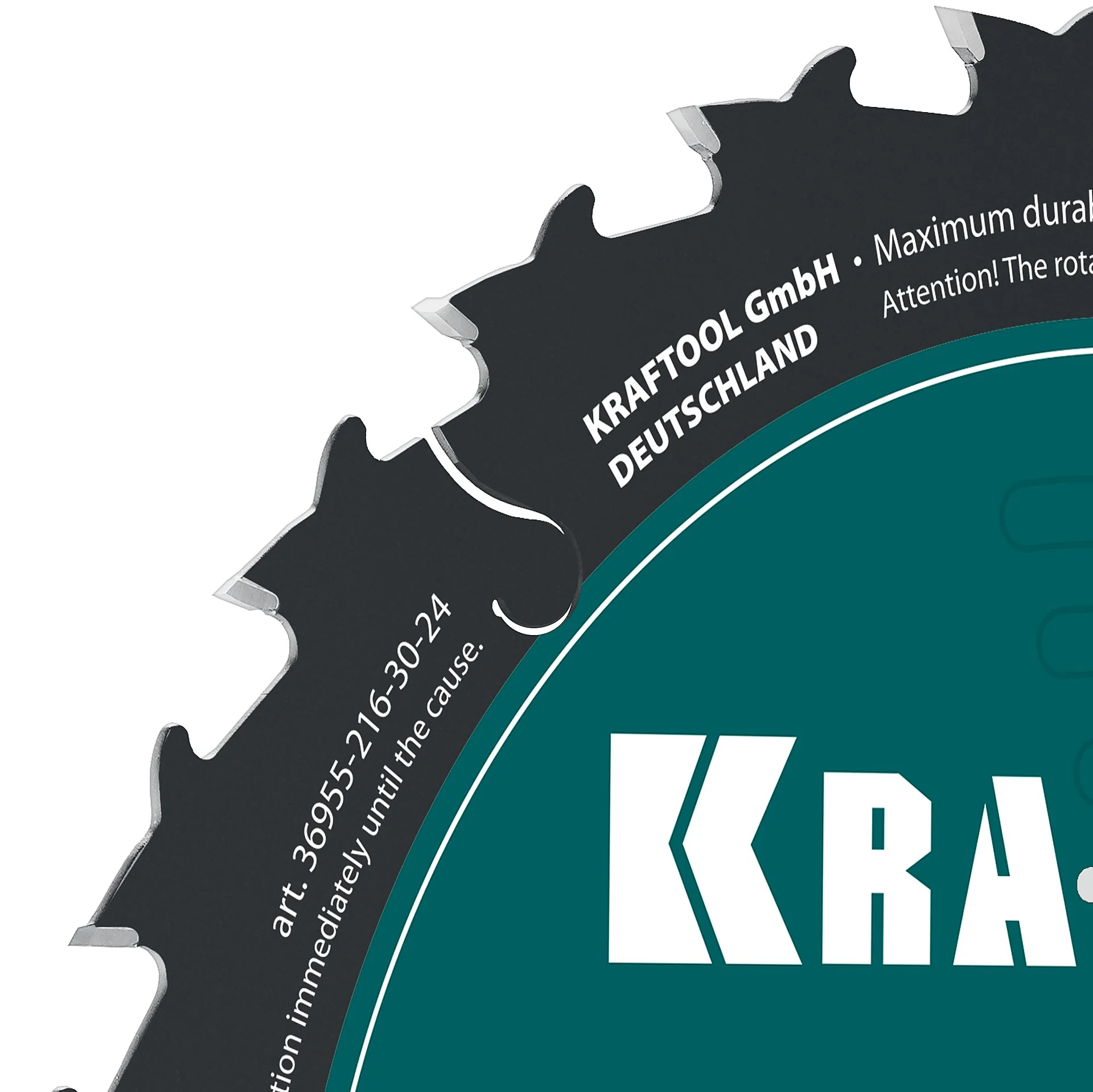 Диск пильный по дереву KRAFTOOL 36955-216-30-24 Slim wood cut 216 х 30 x 1.8 мм, 24Т