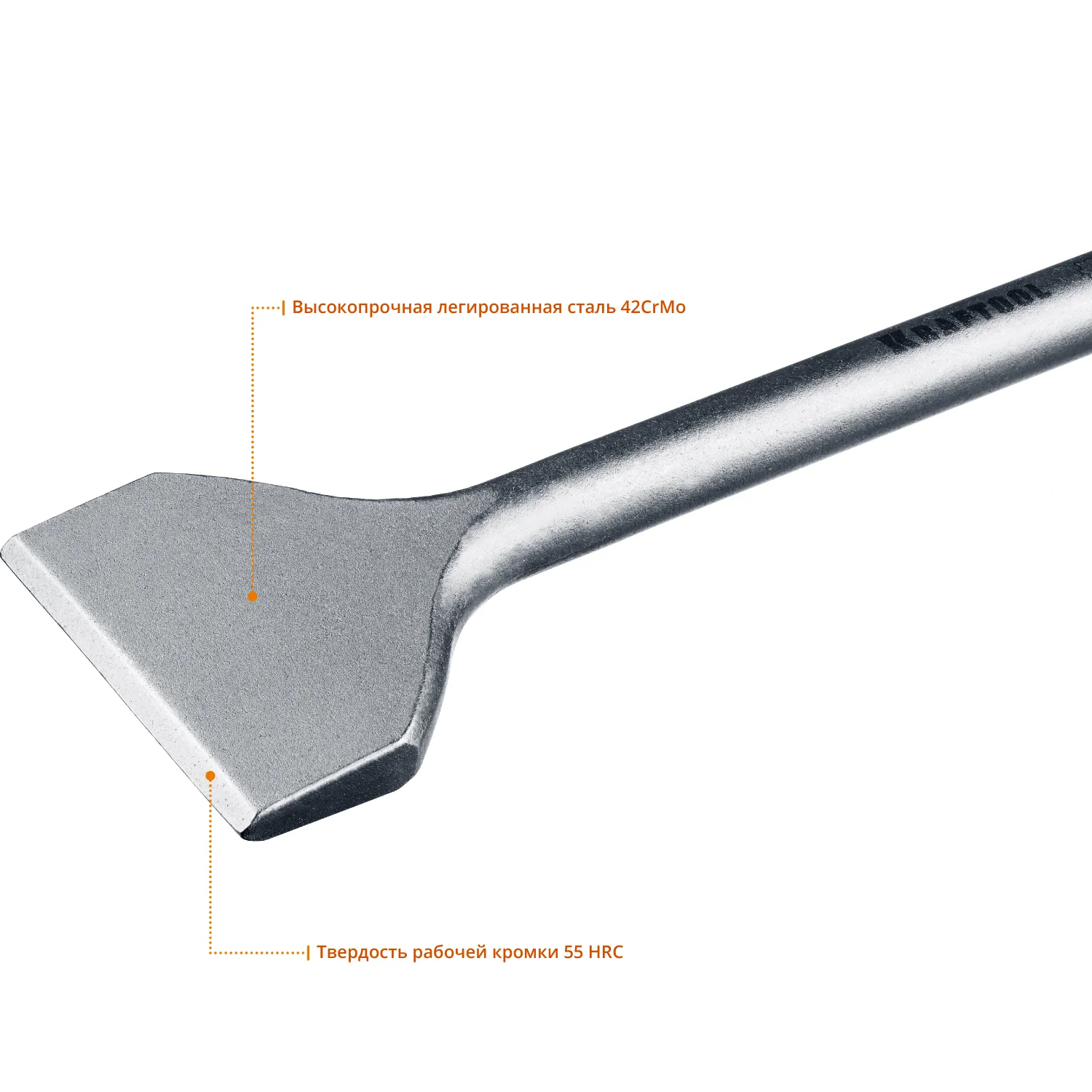 Плоское широкое зубило KRAFTOOL 29335-80-300 ALLIGATOR, 80 х 300 мм, SDS-max