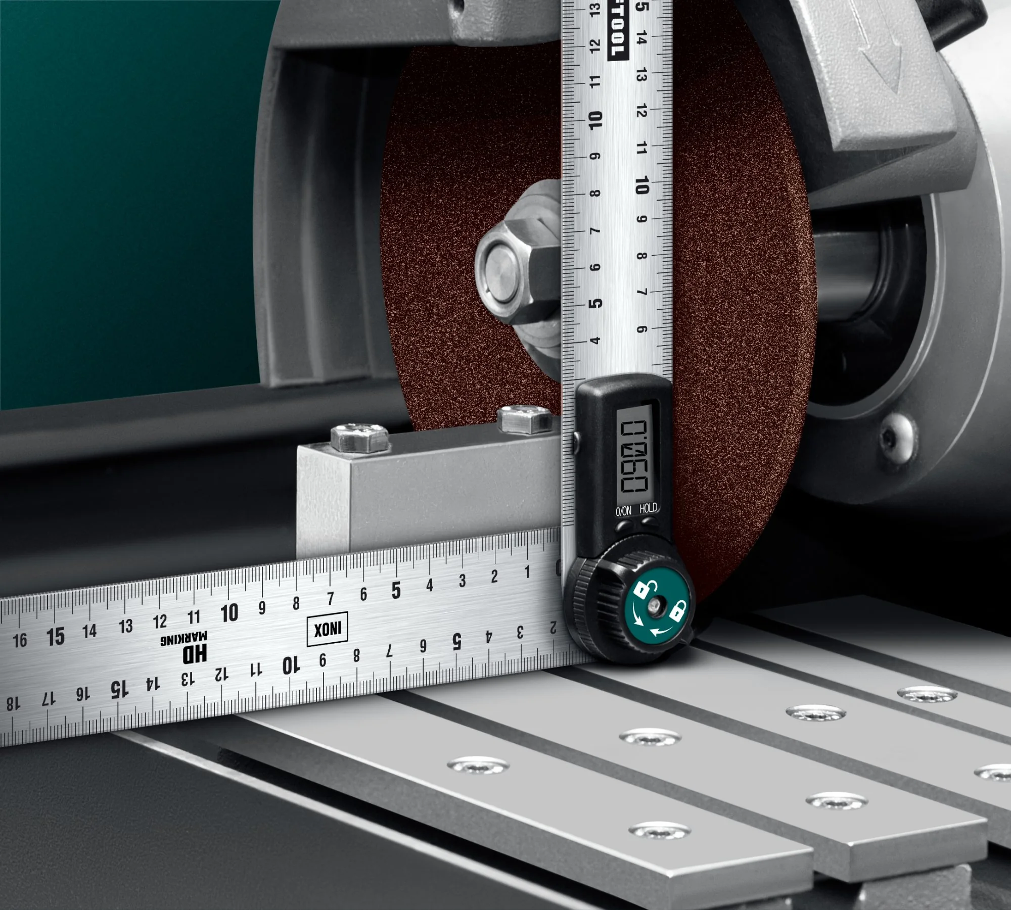 Транспортир-угломер электронный KRAFTOOL 200 мм (34682)